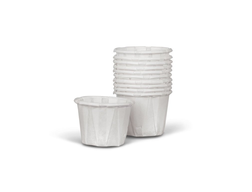 Medline Disposable Paper Soufflé Cups 3.5 oz (2500 Count) - Perfect for Medication, Condiments, Food Samples & Party Serving | Ideal for Hospitals, Restaurants, Bakeries & Home Use
