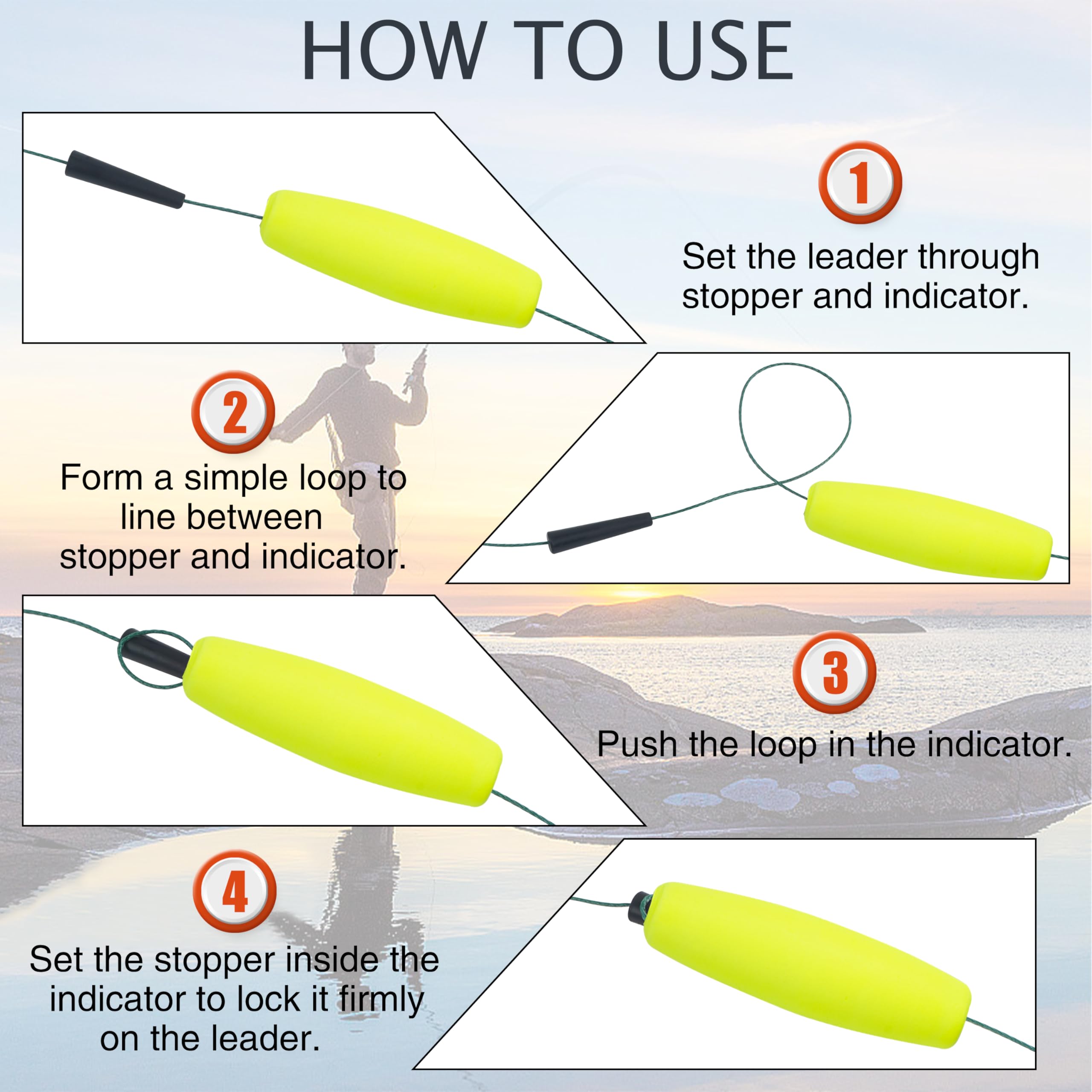 AGOOL Peg Floats Fishing Bobbers - Foam Cigar Slip Bobbers for Catfish Rig, Santee Rig - Freshwater & Saltwater Fishing Floats with Pipe Plug - Perfect for Bass, Trout, and Crappie Fishing in Lakes and Rivers