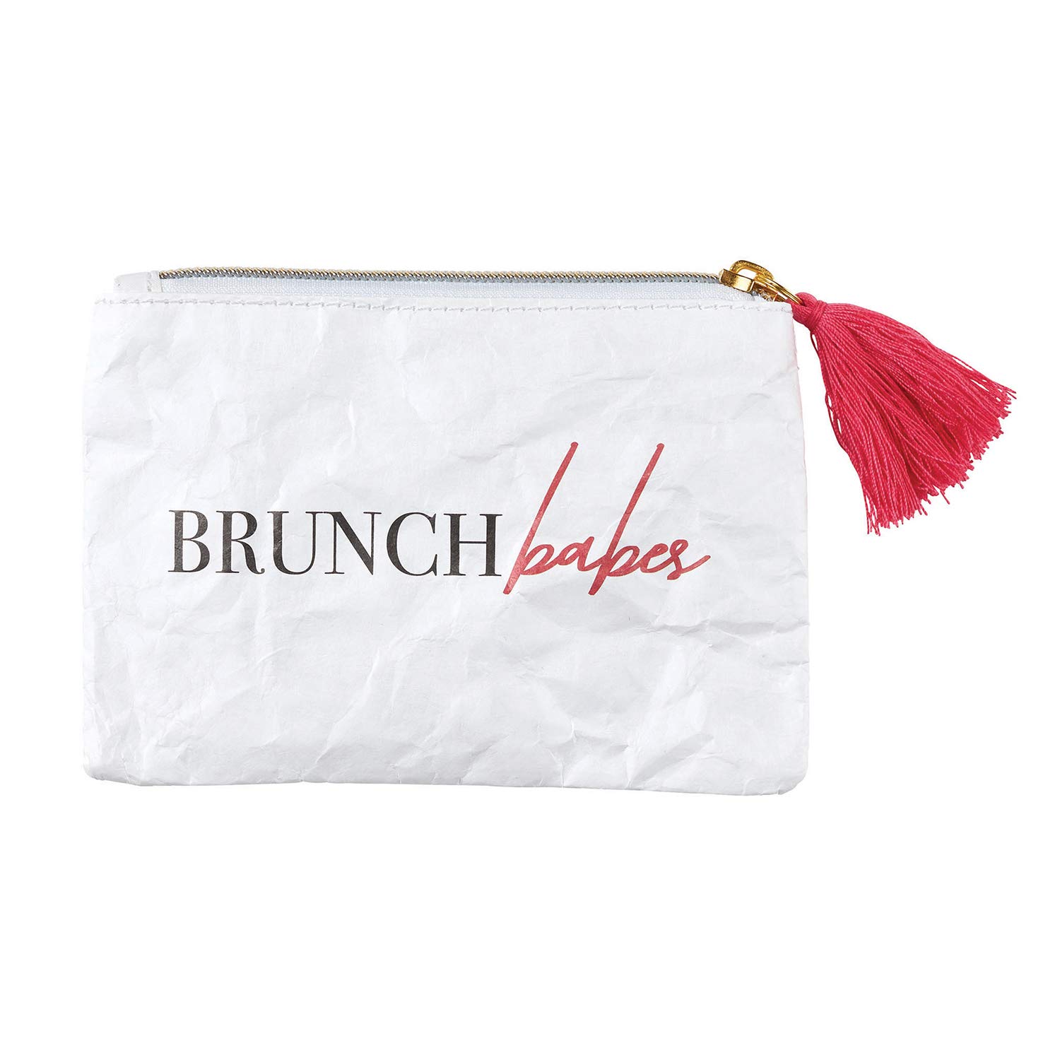 Creative Brands Lili + Delilah Waterproof Coin Purse with Tassel Pull - 5.75 x 4 Inches Small Wallet for Women - Perfect for Brunch, Shopping & Travel Accessories