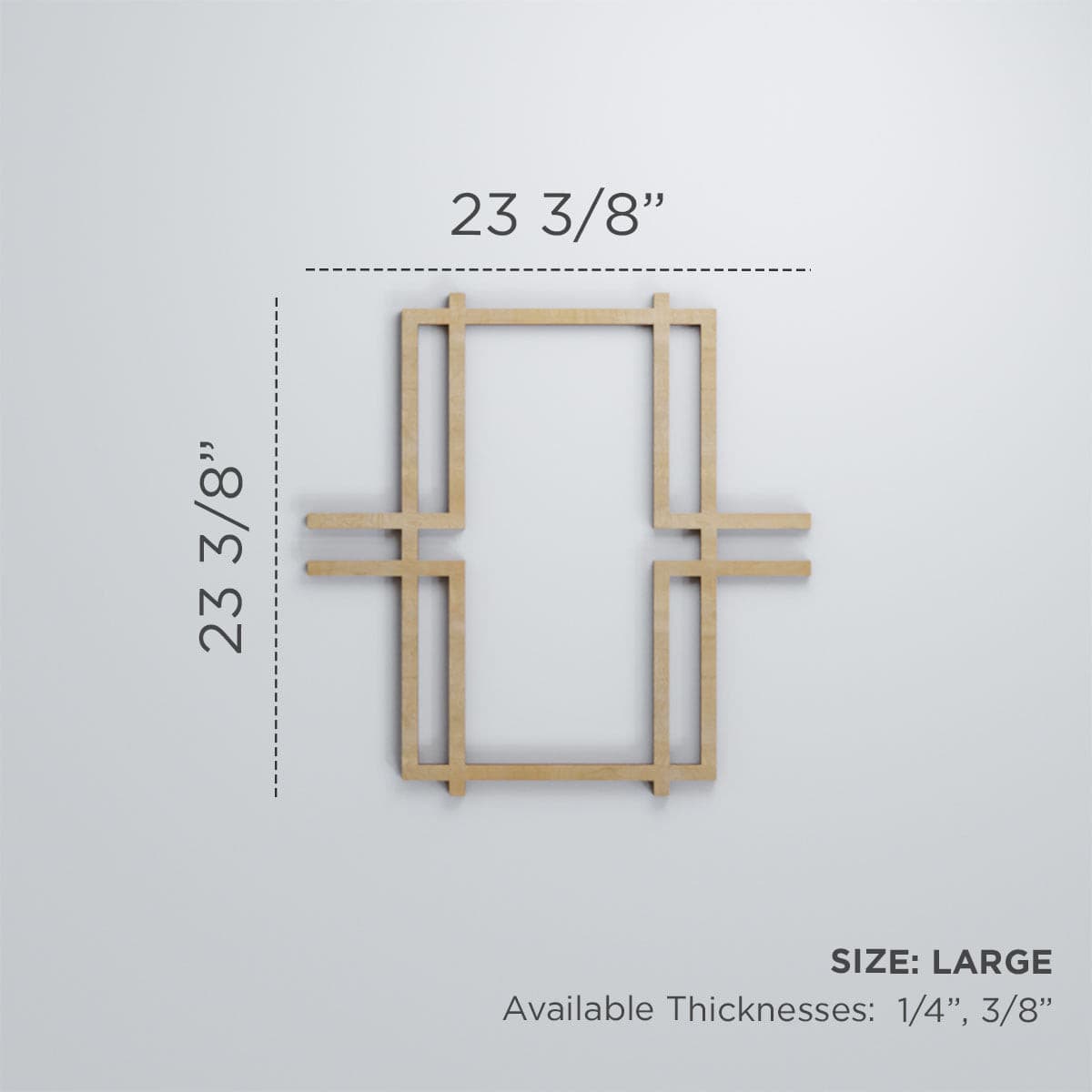 Granby Decorative Fretwork Wall Panels - Laser Cut Wooden Room Dividers & Home Decor - Perfect for Living Room, Bedroom, and Office Partitions