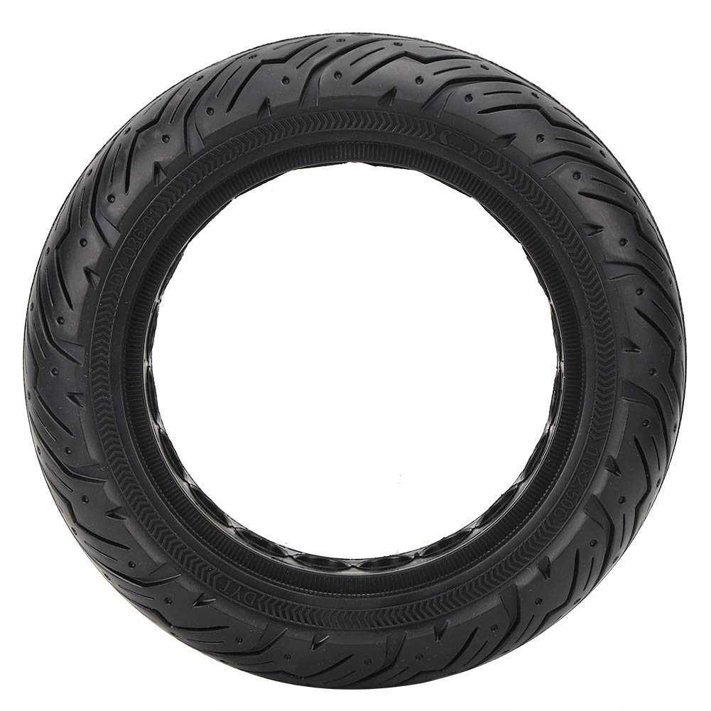 10x2.50C Electric Scooter Tire - Puncture-Proof Replacement Rubber Tire for Xiaomi M365/Max G30 - Black Durable E-Scooter Tyre for Commuting & Urban Travel