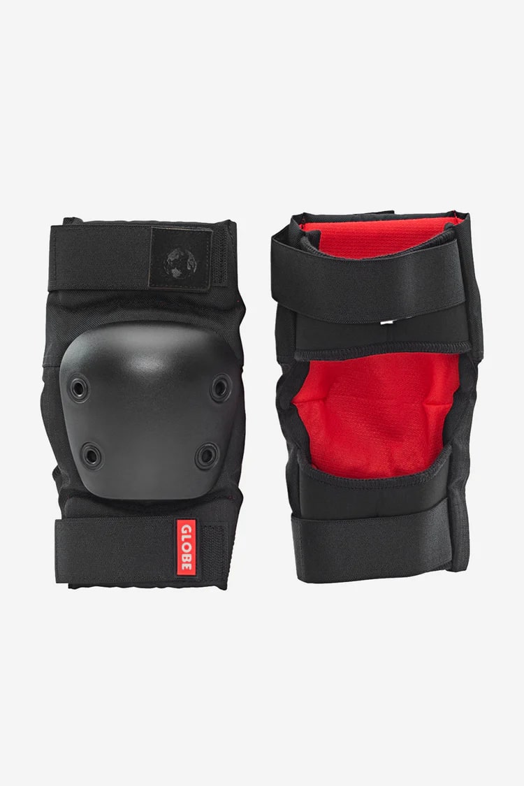 Globe Youth Goodstock Pads (3 Pack) Matte Black - Perfect for Skateboarding, Longboarding & Scooter Riding