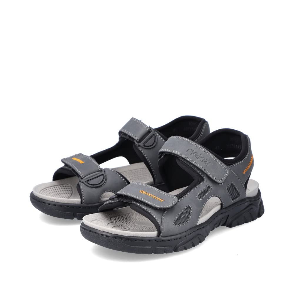 Rieker Men's Comfortable Sandals 22761 - Breathable & Lightweight Summer Footwear for Walking, Travel & Outdoor Activities