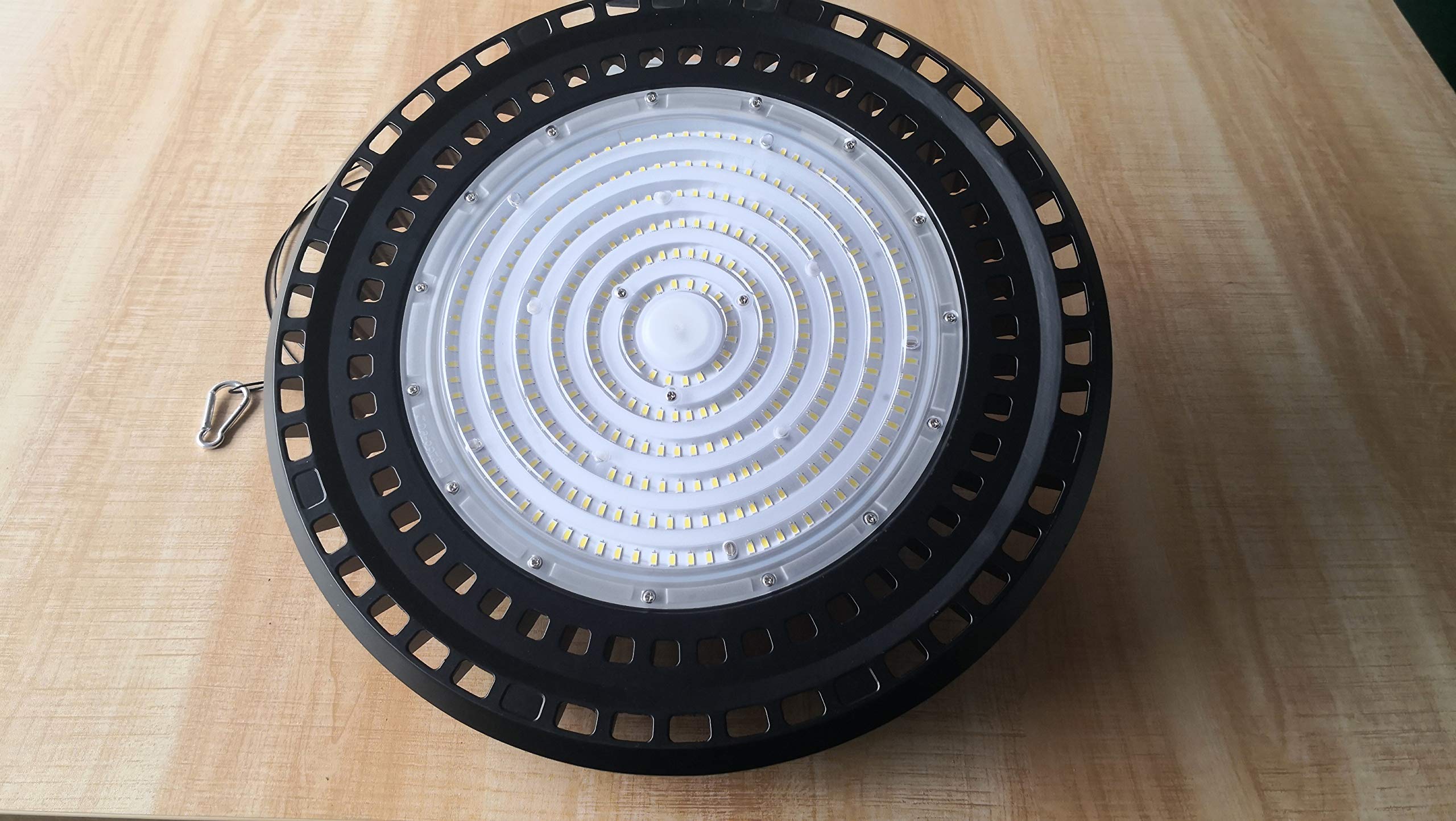 240W UFO LED High Bay Light - 6500K Bright White, 240 Watt LED Warehouse Lighting Fixture for Industrial, Commercial, and Warehouse Use