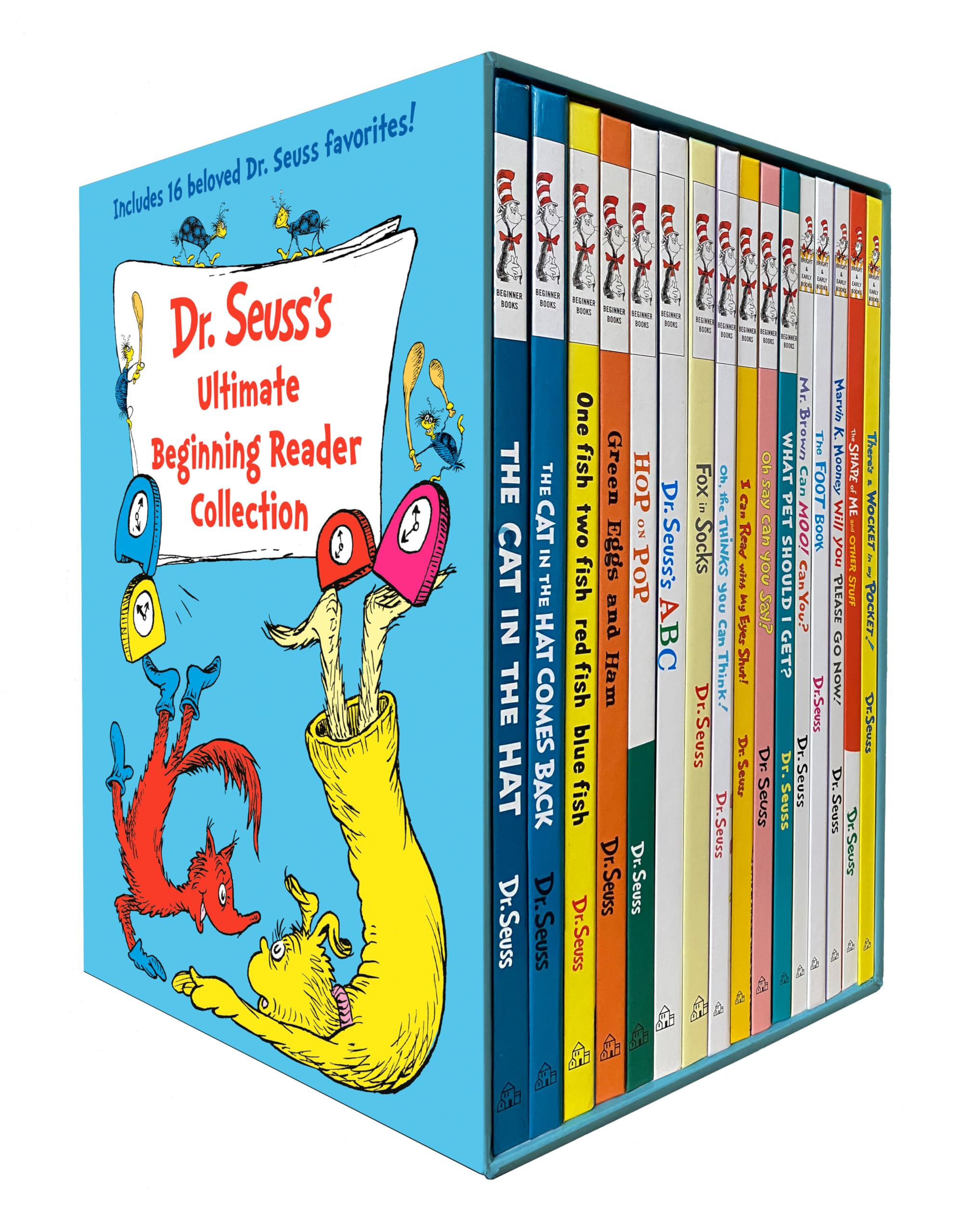 Dr. Seuss Ultimate Beginner Book Collection - 16 Early Reader Books Box Set for Kids | Perfect for Homeschooling, Bedtime Stories & Early Childhood Education