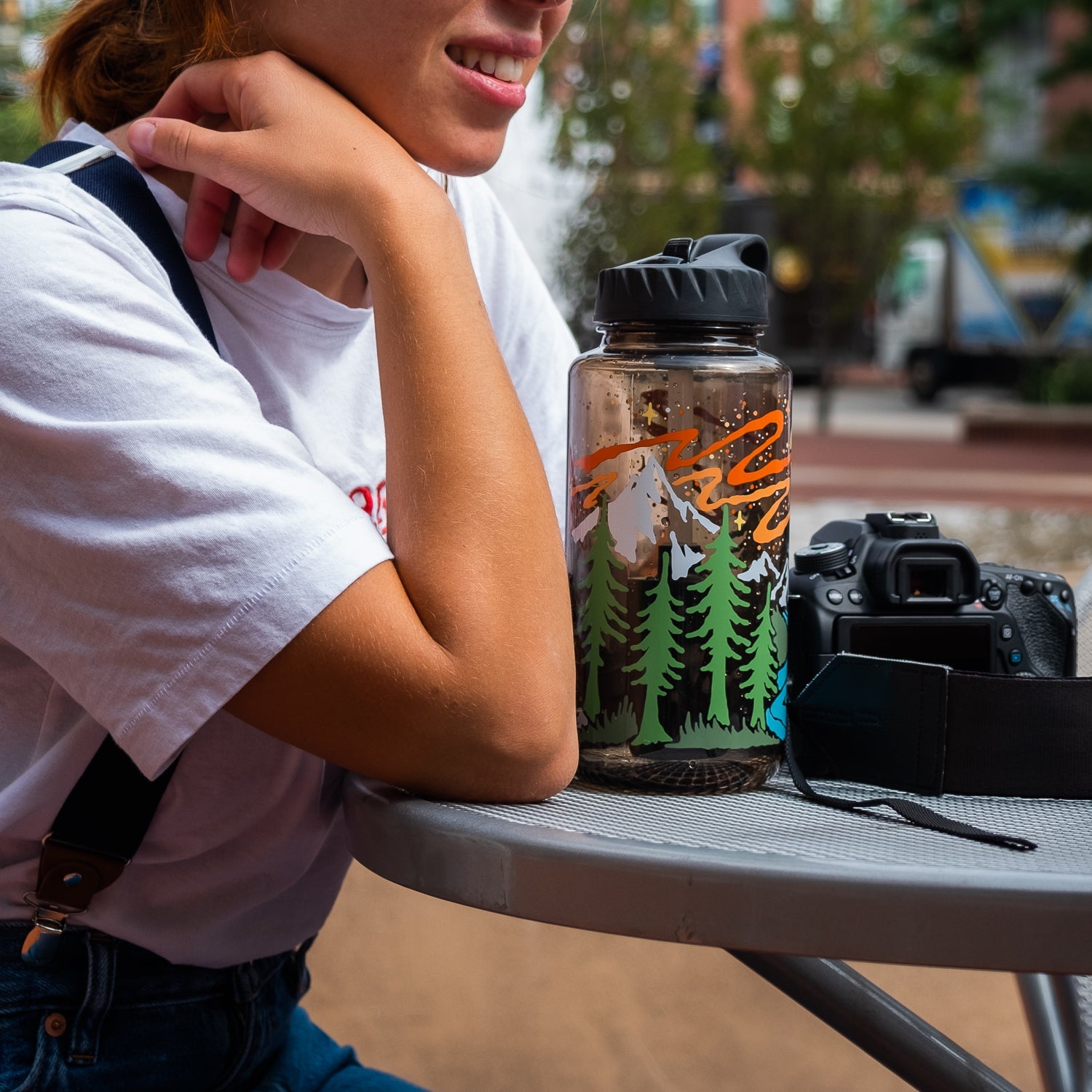 Nalgene OG Atomicchild 32oz Water Bottle - BPA-Free, Leak-Proof & Durable for Hiking, Camping, Gym & Outdoor Activities