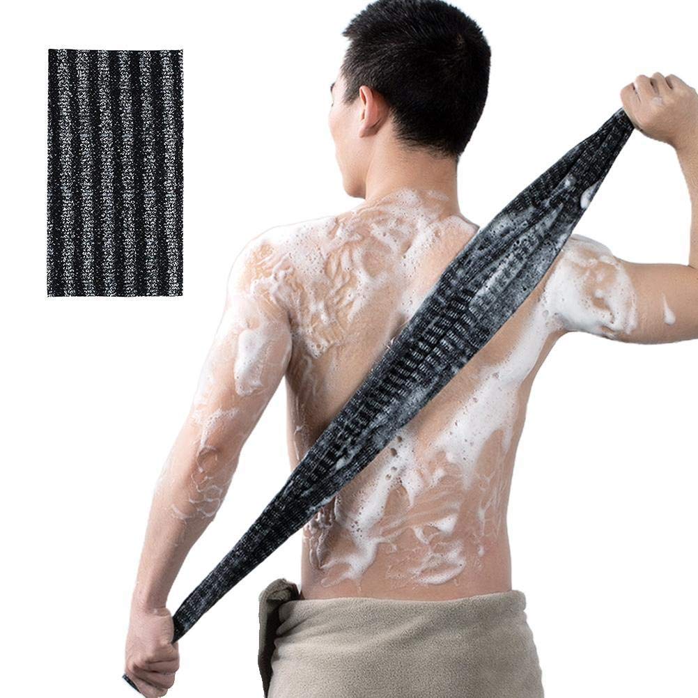 Kuashidai Exfoliating Back Scrubber - Long-Lasting Shower Brush with Exfoliating Towel Texture, Machine Washable Bath Accessories for Deep Cleansing & Skin Renewal - Perfect for Spa Days & Post-Workout Refresh