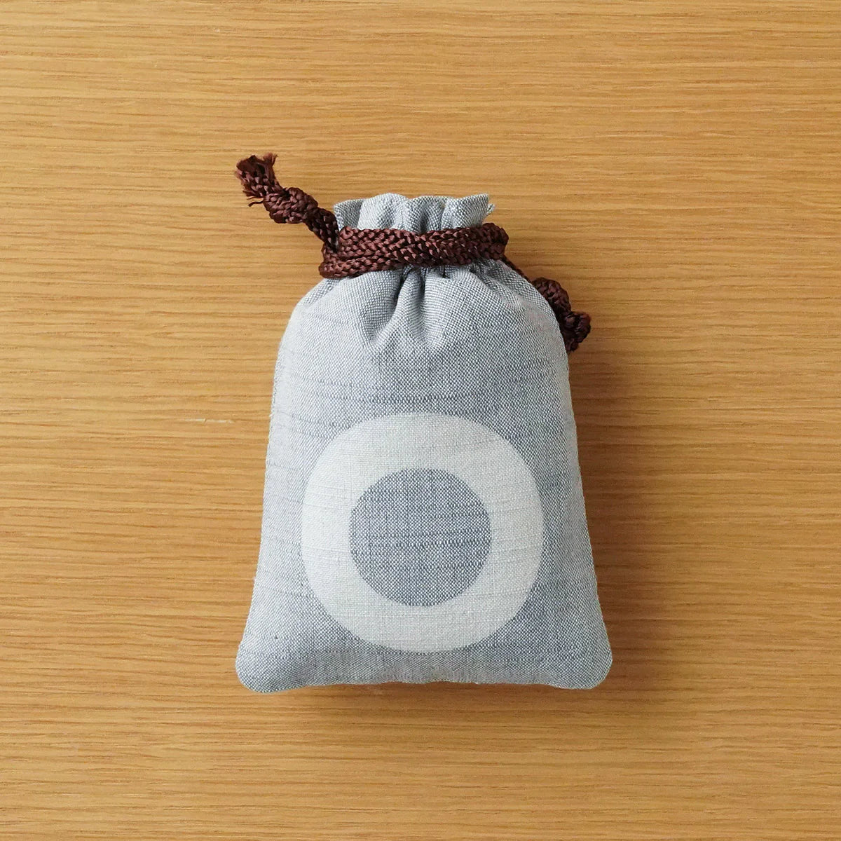 Katazome Small Talisman Bag Snake Eye - Japanese Traditional Drawstring Pouch for Good Luck Charms, Jewelry & Travel Essentials | Feng Shui Protection Amulet & Spiritual Gift