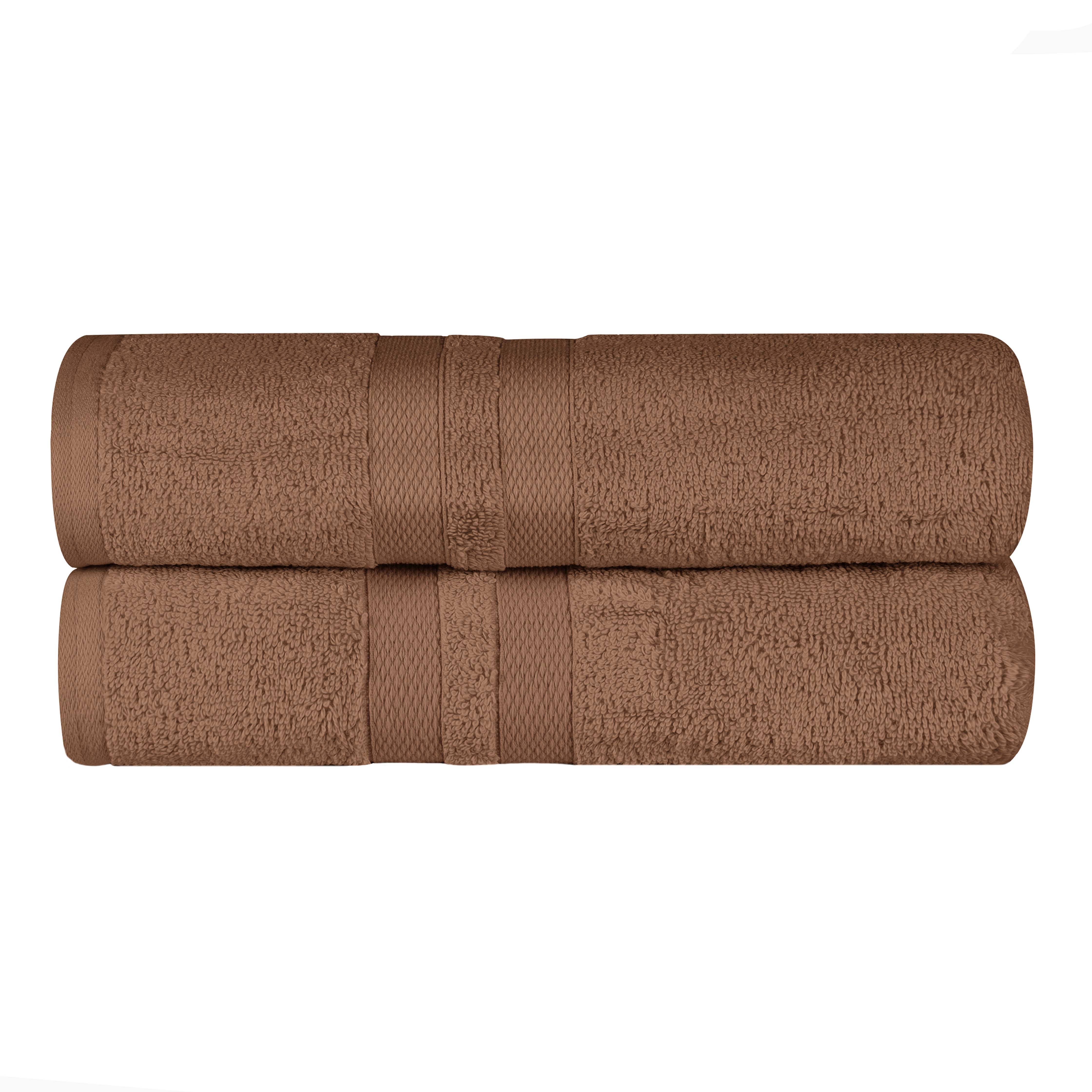 Ultra Soft Cotton Quick Dry Bath Towel Set of 2 - Absorbent & Plush for Spa, Pool & Gym - Luxury Bathroom Essentials