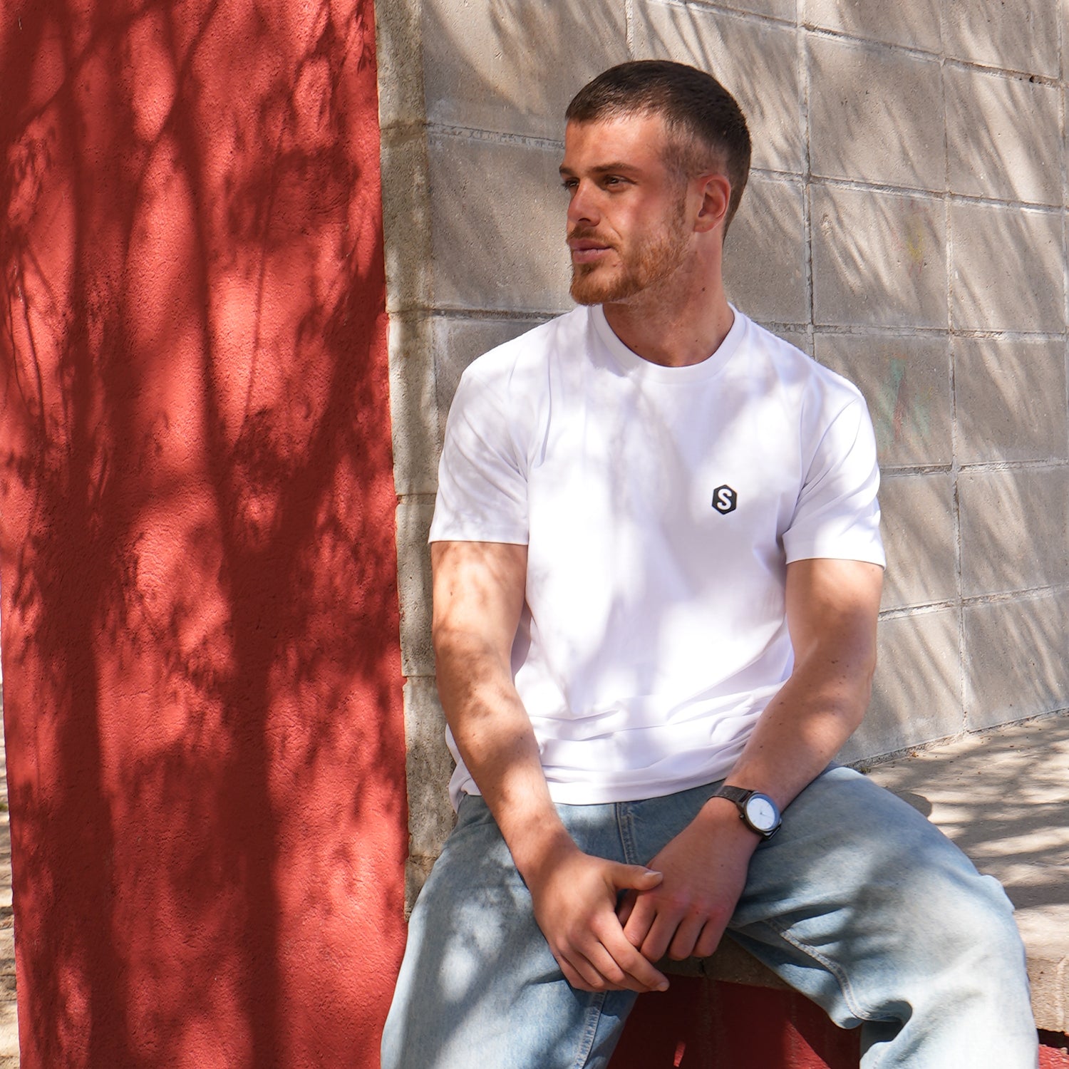 Premium White Circle T-Shirt for Men & Women | Soft Cotton Casual Tee for Everyday Wear, Street Style & Layering