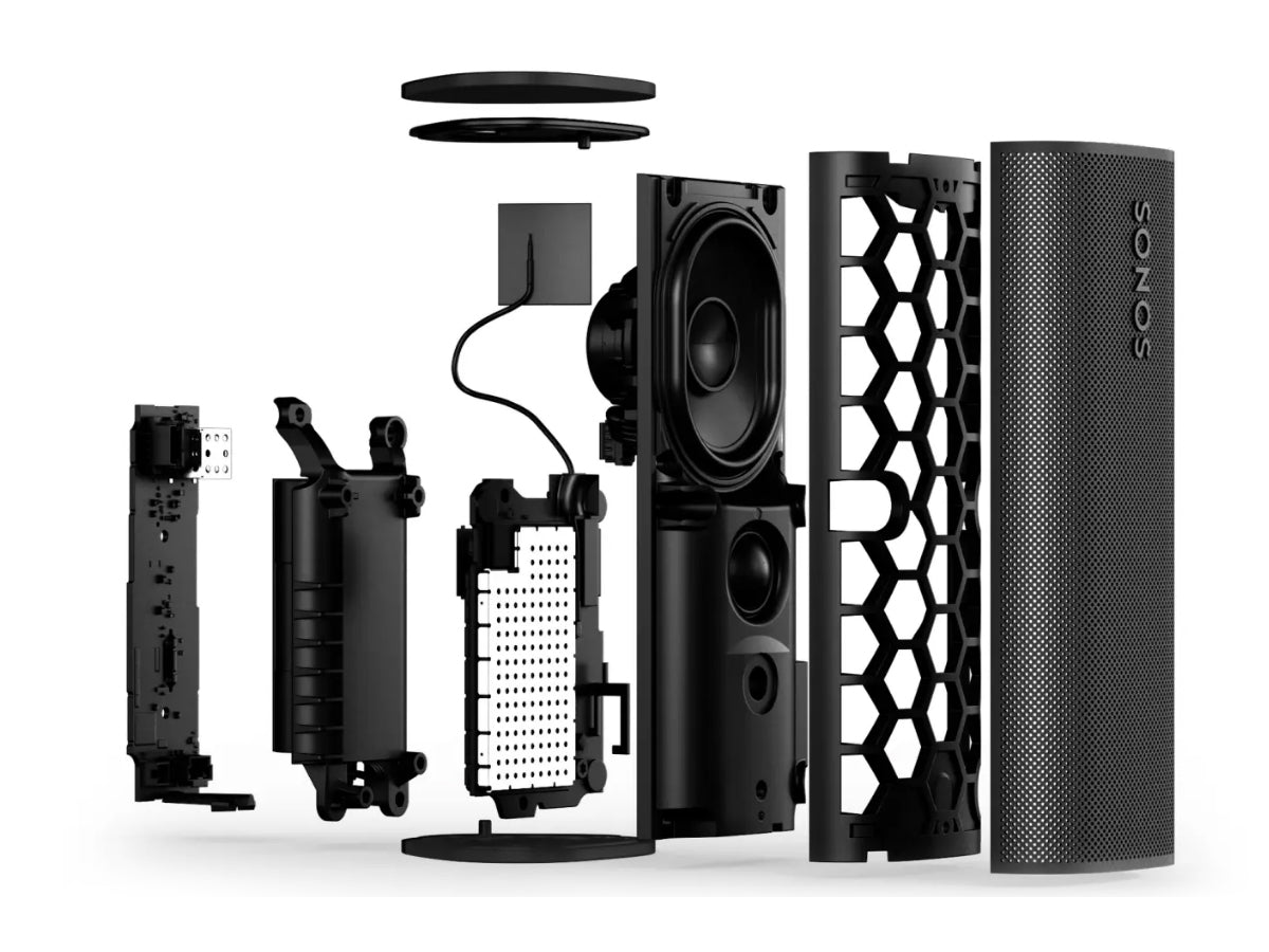 Sonos Roam 2 Portable Wireless Speaker - Bluetooth & WiFi Connectivity, Waterproof Design for Outdoor, Travel, and Home Use