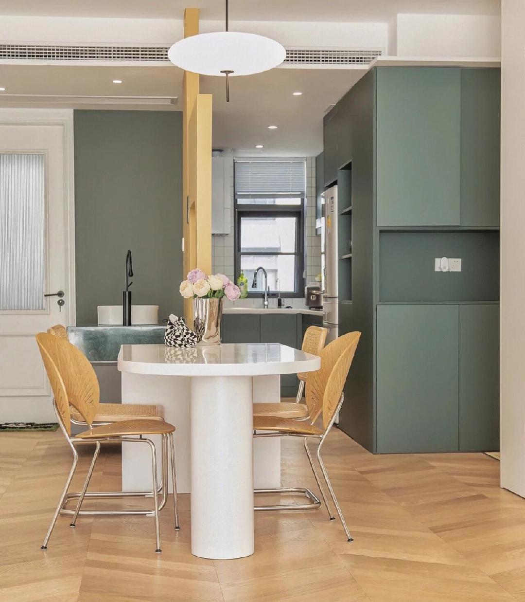 Model 2065 Modern Pendant Light - Sleek Hanging Lamp for Kitchen Island, Dining Room & Living Room Decor - Energy Efficient LED Lighting Fixture