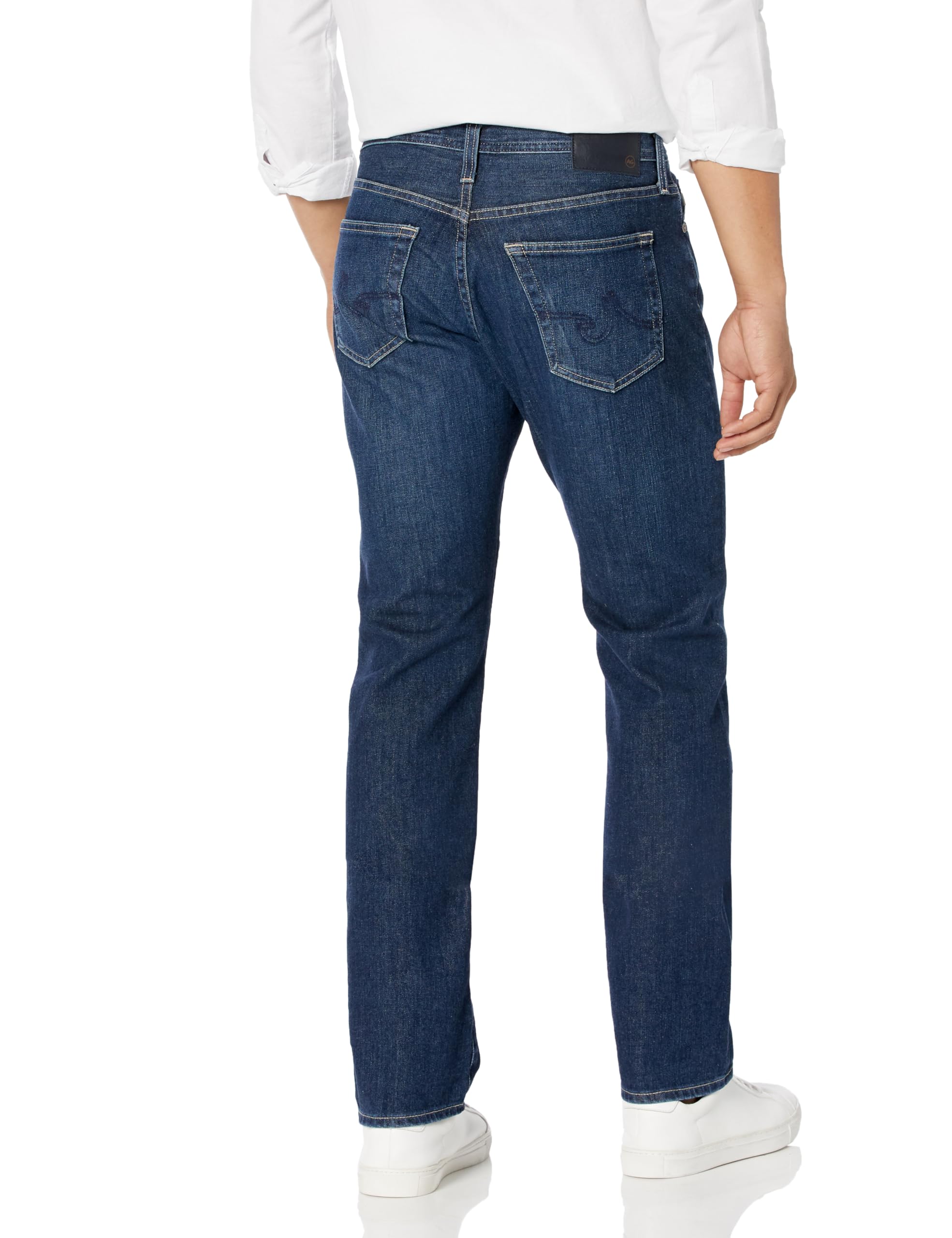 AG Adriano Goldschmied Men's Everett Slim Straight Jeans - Premium Denim Pants for Casual & Business Wear | Comfortable Slim Fit Stretch Jeans for Work, Date Night & Everyday Outfits