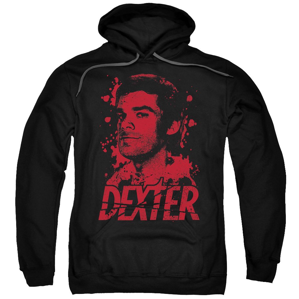 Dexter Horror Crime Drama TV Series Born In Blood Hoodie - Black Pullover Sweatshirt for Men & Women | Perfect for Halloween, Cosplay & Fan Gifts
