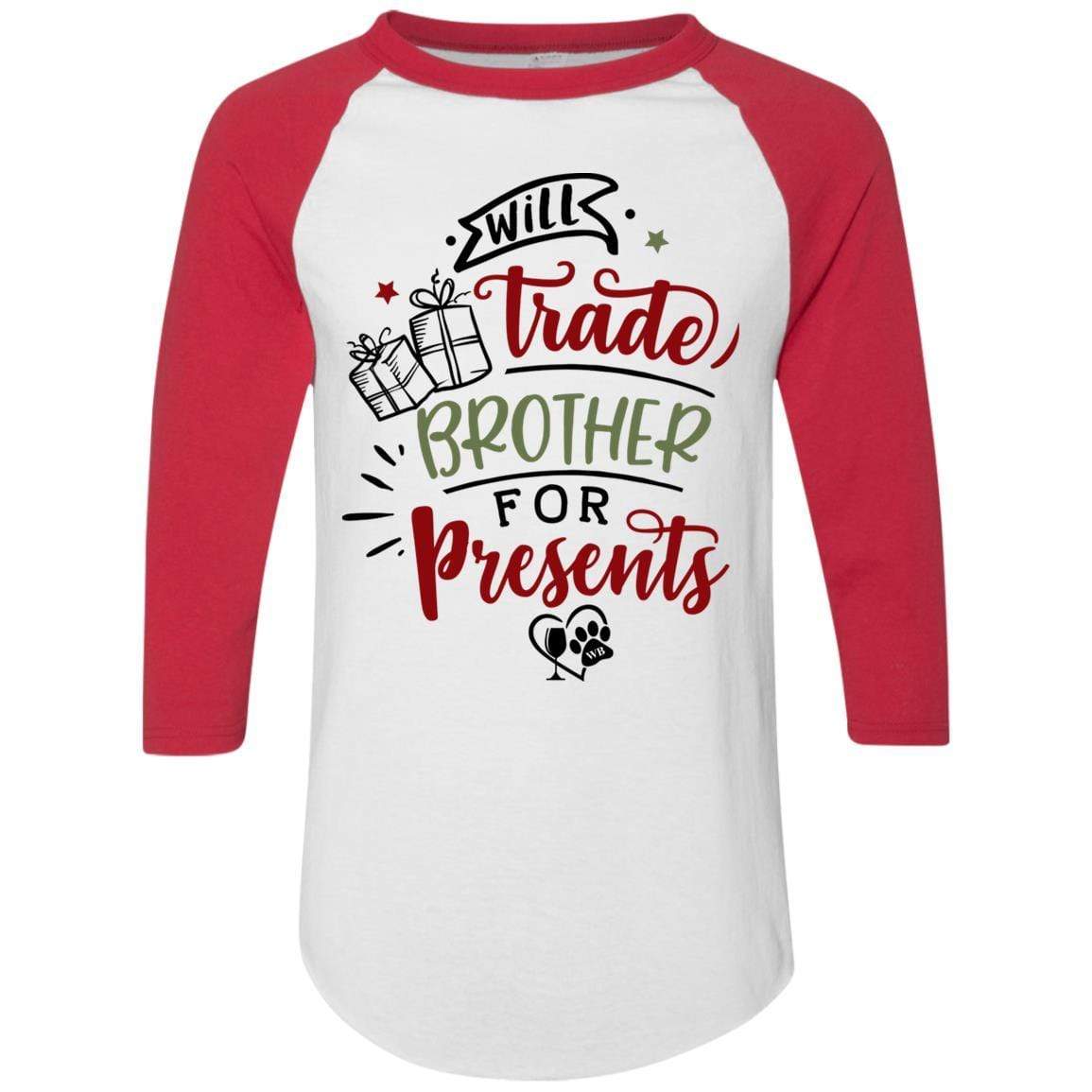 WineyBitches.Co Colorblock Raglan Jersey - Stylish Women's Baseball Tee for Casual Wear, Lounge & Weekend Outfits