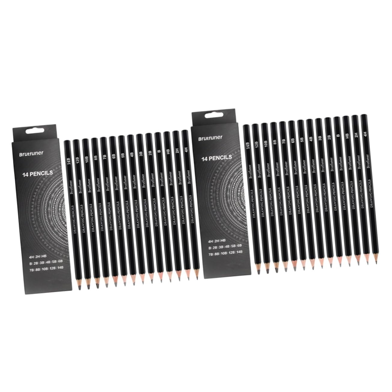VILLCASE 28 Pcs Sketch Pencils Set - Professional Graphite Drawing Pencils for Artists, Sketching, Shading & Art Projects - Perfect for Beginners & Professionals - Ideal for Sketching, Portraits & Detailed Artwork