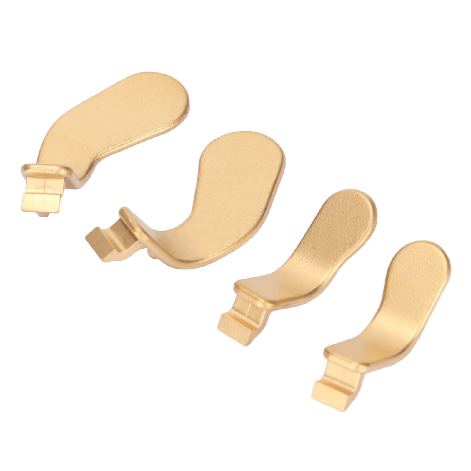 4-Piece Stainless Steel Controller Paddle Set - Replacement Parts for Xbox One Elite Controller Series 2 Model 1797 (Gold) - Enhance Your Gaming Performance with Premium Metal Paddles for FPS, Racing & Competitive Play