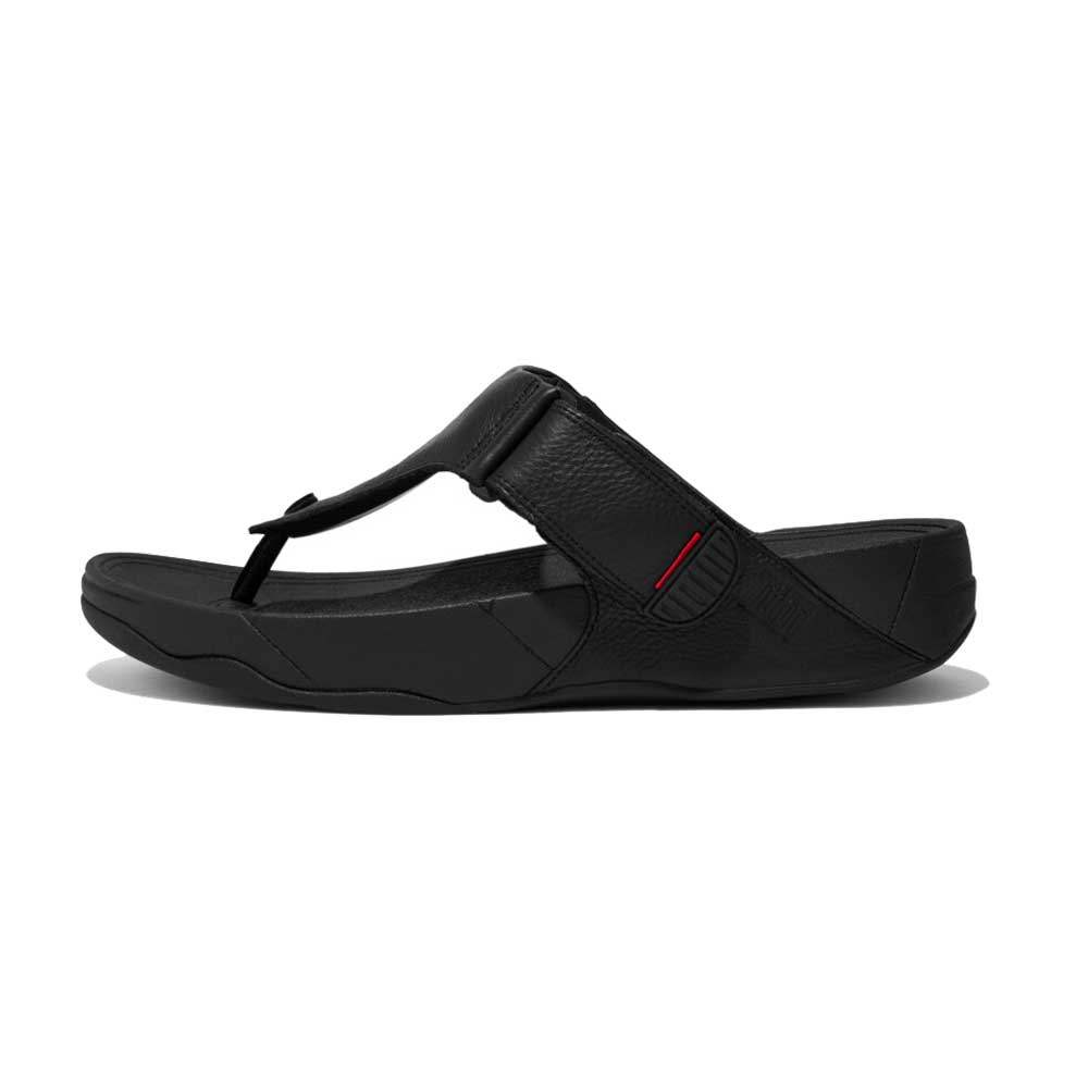 FitFlop Men's Trakk II Sandals - All Black | Comfortable Walking & Hiking Sandals for Outdoor Adventures & Travel