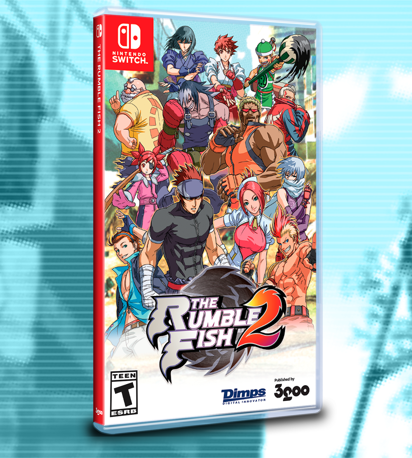 The Rumble Fish 2 - Nintendo Switch Game | Classic Fighting Game for Switch | Perfect for Competitive Play & Nostalgic Gamers