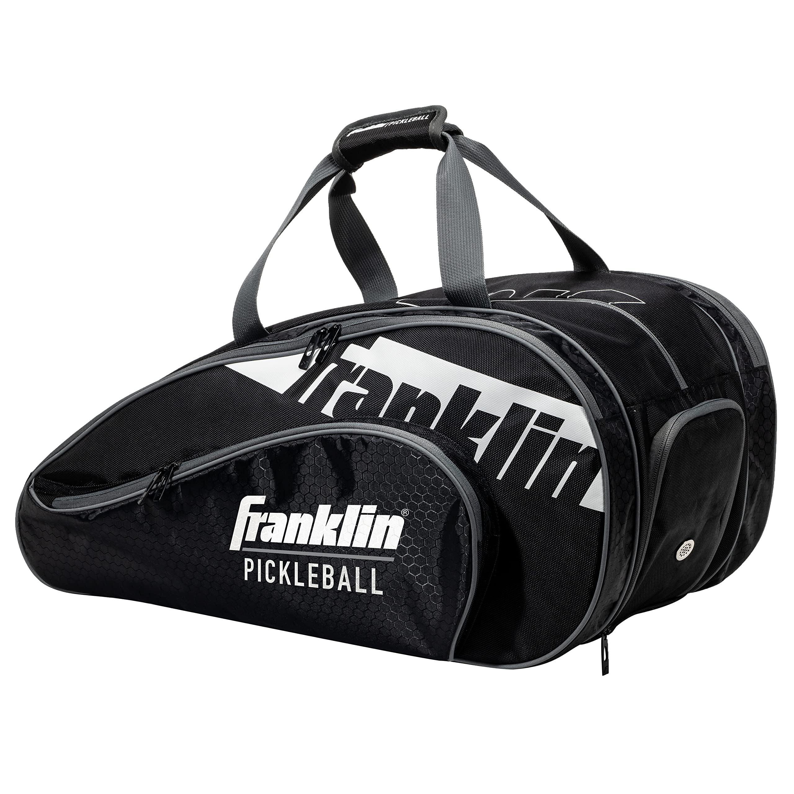 Franklin Sports Pro Series Pickleball Paddle Bag - Premium Pickleball Equipment Storage for Paddles, Balls & Gear - Durable Pickleball Accessory Organizer for Men & Women - Perfect for Court, Travel & Tournament Use