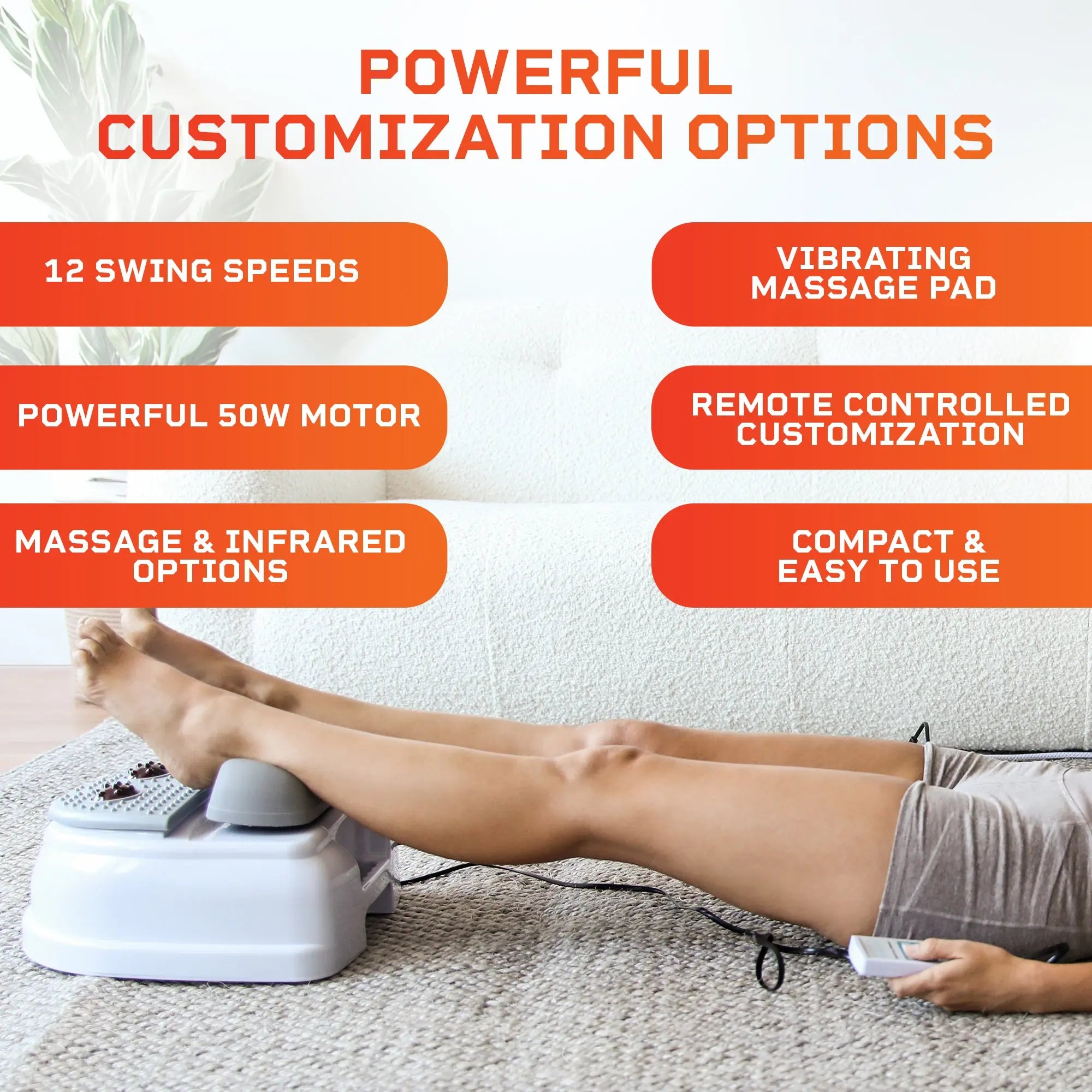 MediRipple Chi Swing Machine™ - Full Body Vibration Therapy for Pain Relief & Relaxation | Portable Massage Device for Home & Office Use | Perfect for Muscle Recovery, Stress Relief & Improved Circulation
