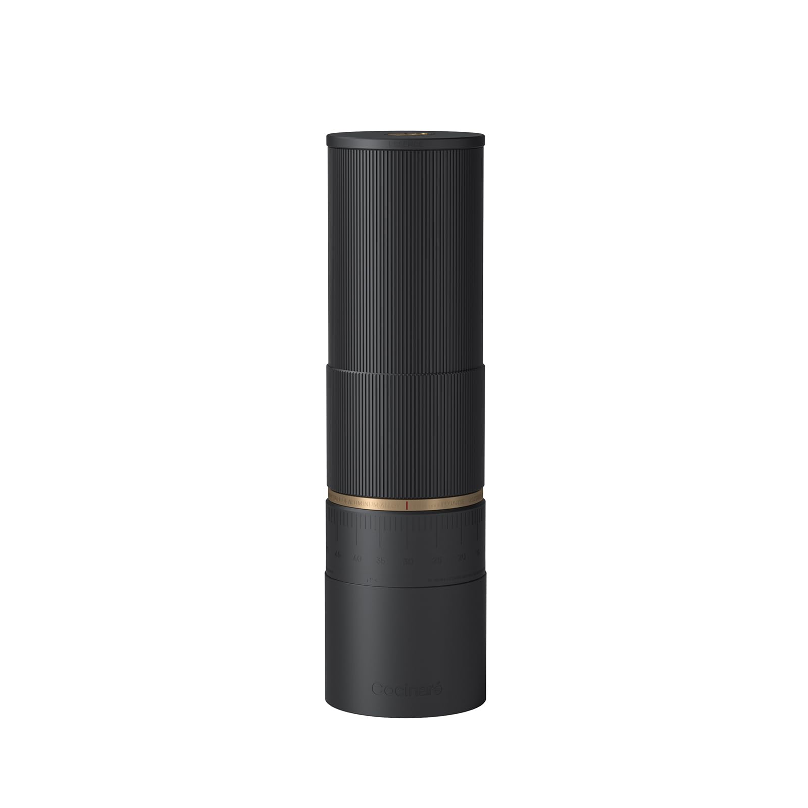 Cocinare Electric Wireless Portable Burr Coffee Grinder for Drip Espresso & Cold Brew - ESSENCE Lite Black | Perfect for Home Office Travel & Camping
