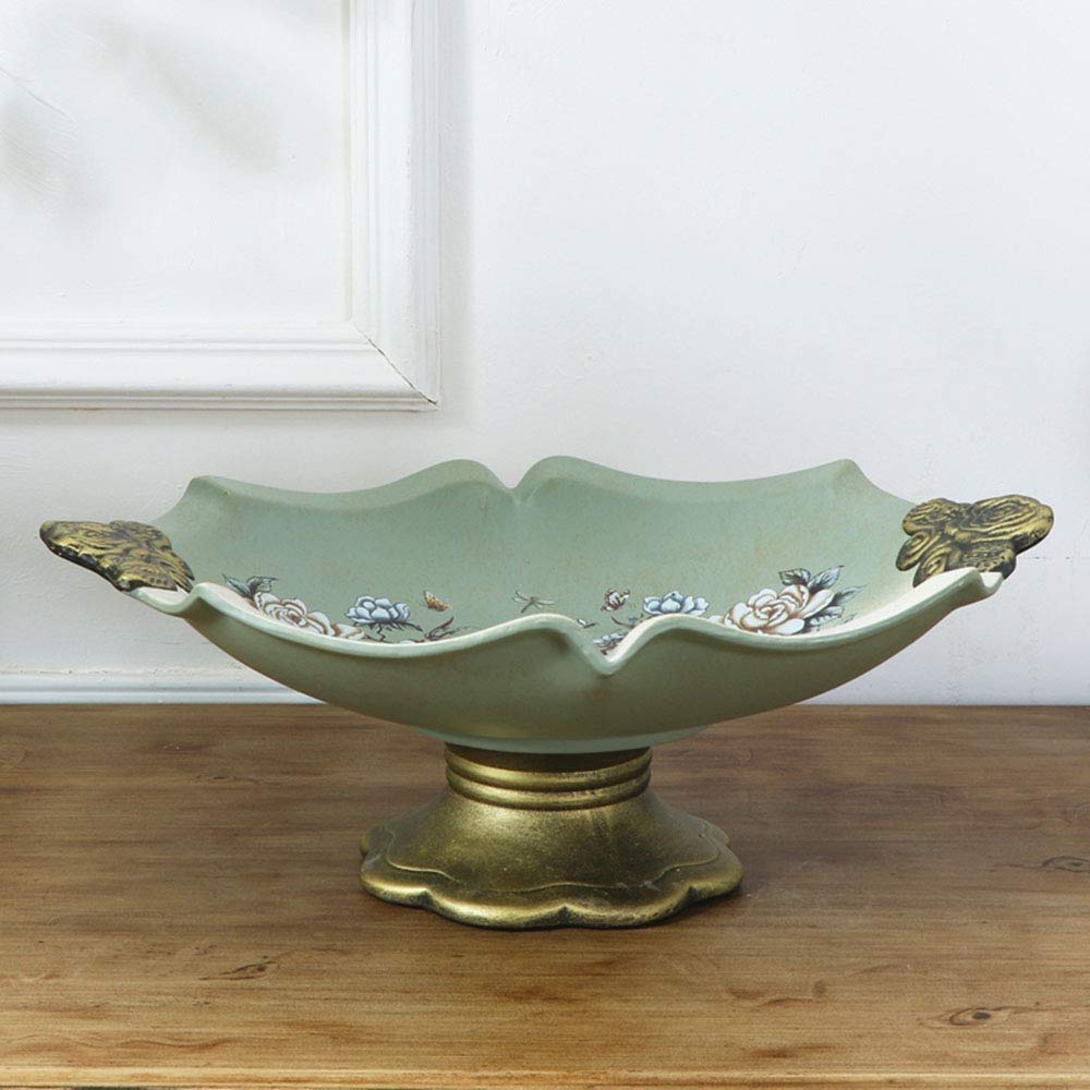 Ceramic Serving Platter for Fruits, Cakes, Desserts, Cupcakes & Pastries - Elegant Party, Birthday & Wedding Tray for Stylish Entertaining