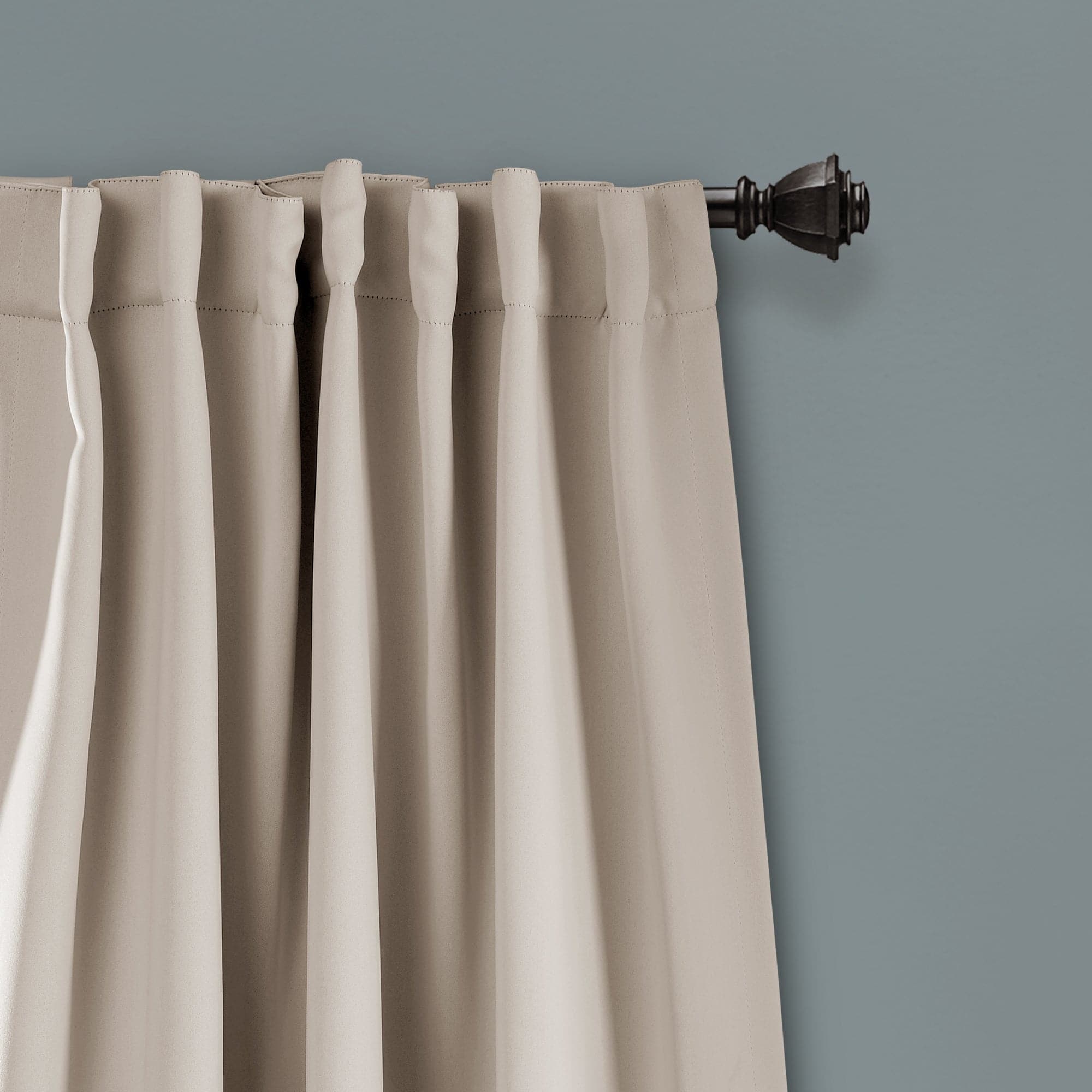 Blackout Curtain Panels with Insulated Back Tab - Thermal & Noise Reducing Room Darkening Drapes for Bedroom, Living Room & Nursery - Set of 2 Panels