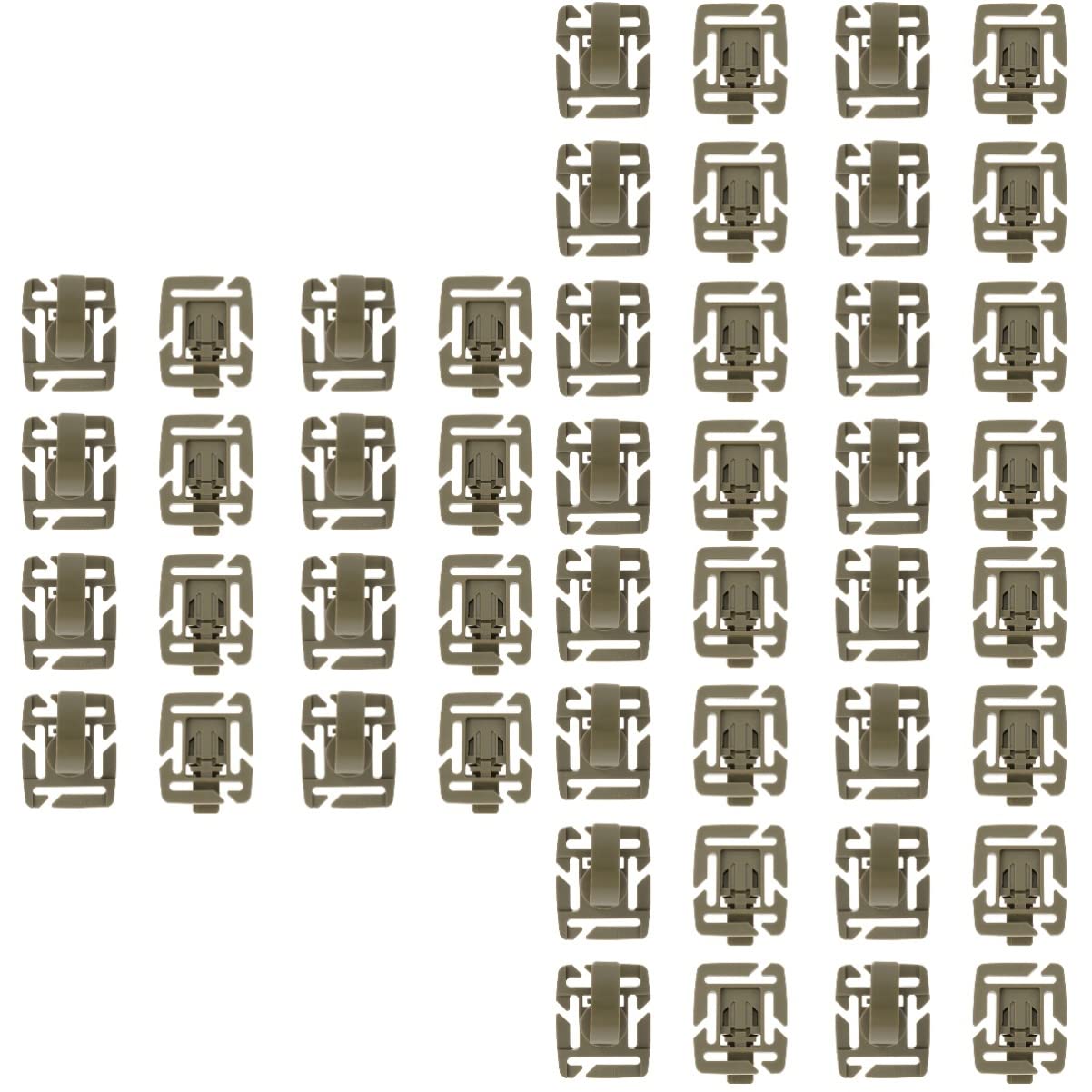 CLISPEED 10-Pack Adjustable Water Hose Clips - Heavy Duty Utility Clamps for Outdoor Hydration Bags, Garden Hoses & Camping Gear - Perfect for Hiking, Backpacking & Gardening Accessories