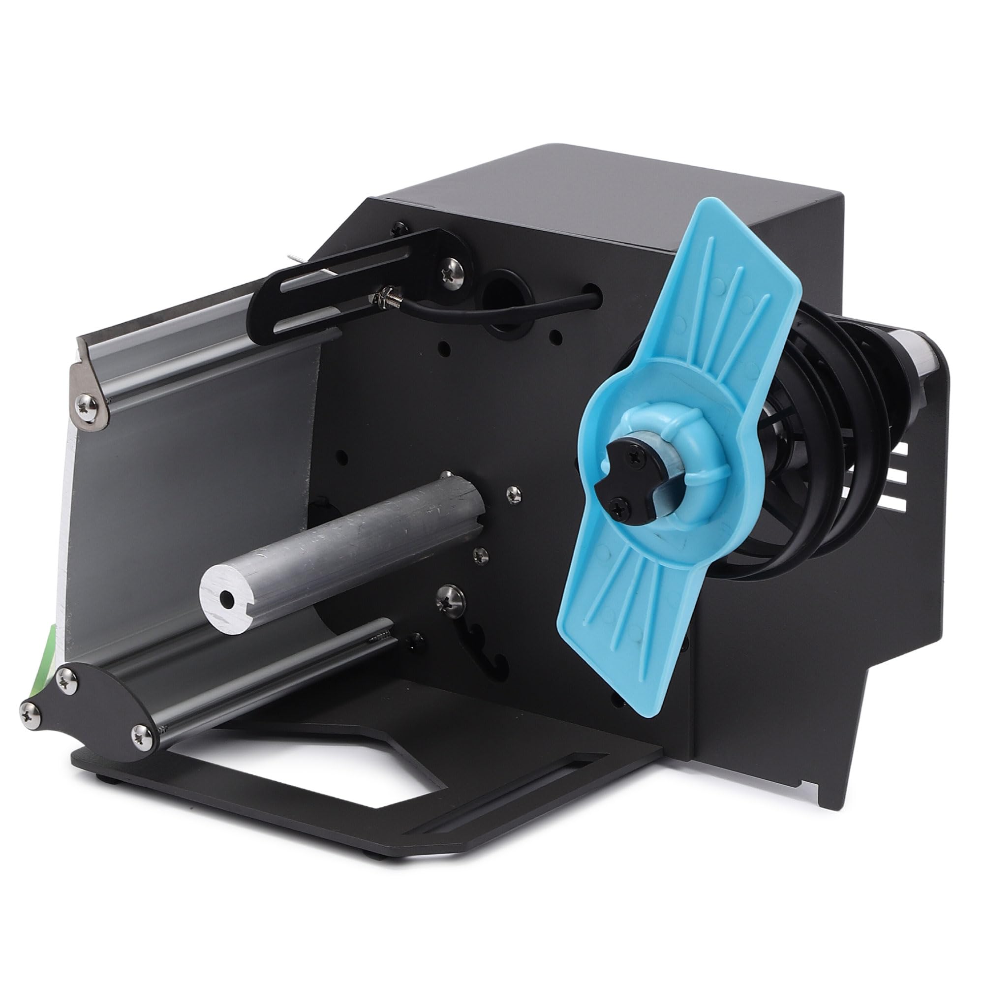 U.S. Solid Automatic Label Dispenser for Rolls & Fanfold Labels - Electric Label Applicator for Clear/Opaque Labels w/Counter, Preset Quantity & Adjustable Speed - Max 4.7