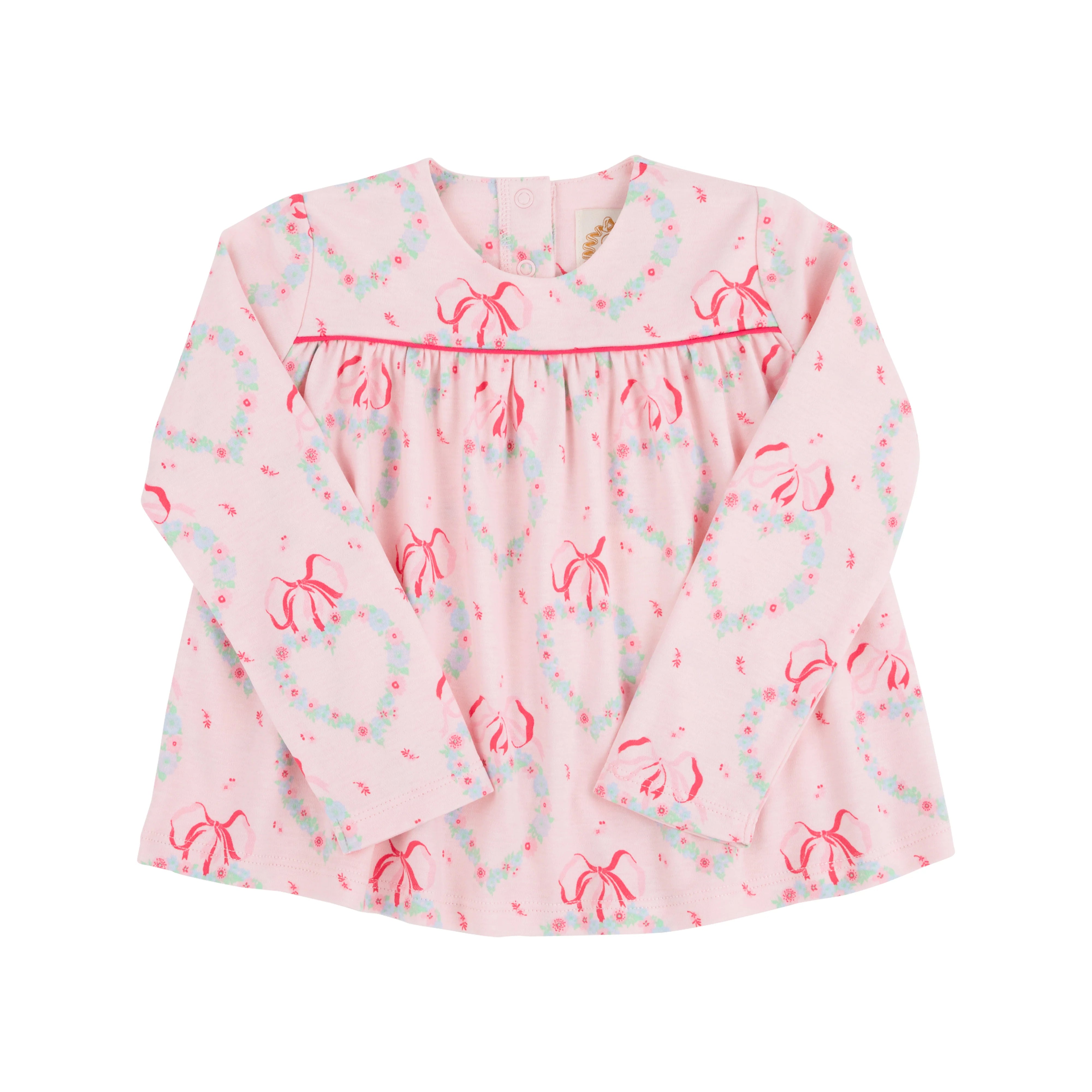 Beaufort Bonnet Long Sleeve Dowell Day Top Floral Print Women's Blouse - Perfect for Spring Outfits, Tea Parties & Vintage Style Fashion