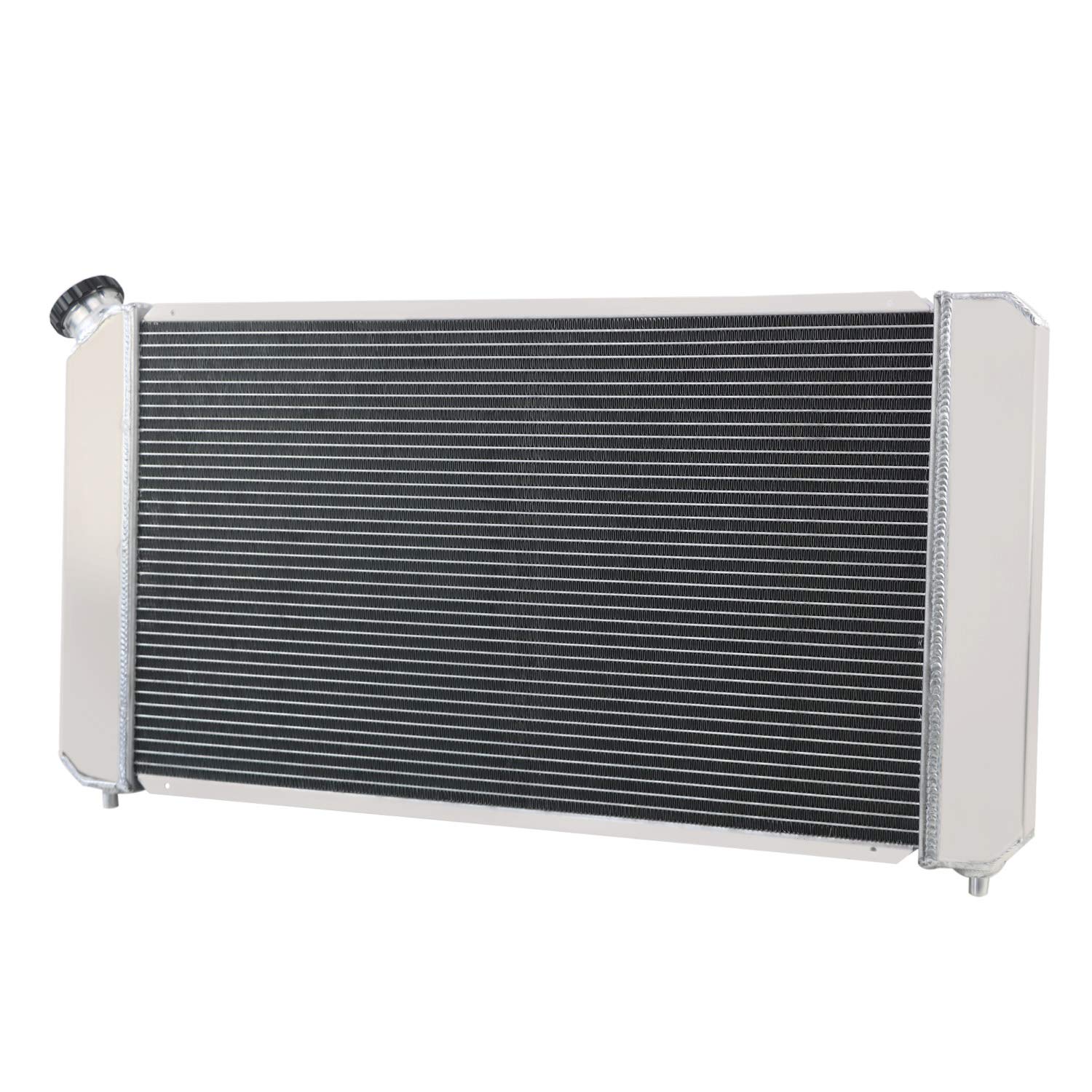1994-2005 Chevy GMC Blazer S10 Sonoma Jimmy & Isuzu Hombre 4.3L V6 4-Row Aluminum Radiator - High Performance Cooling Replacement Part for Off-Roading, Towing & Hot Weather Driving