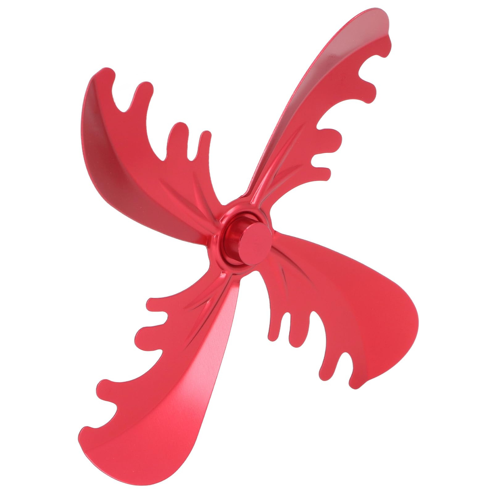 Fireplace Fan Blade - Wood Stove Fan Replacement Part | Easy Install Decorative Home Accessory (Red) | Perfect for Heating Efficiency & Cozy Living Room Ambience