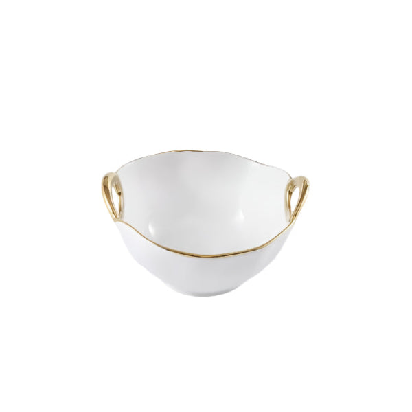 Pampa Bay Golden Salerno Elegant Serving Platter - Perfect for Dinner Parties, Holiday Entertaining & Wedding Receptions