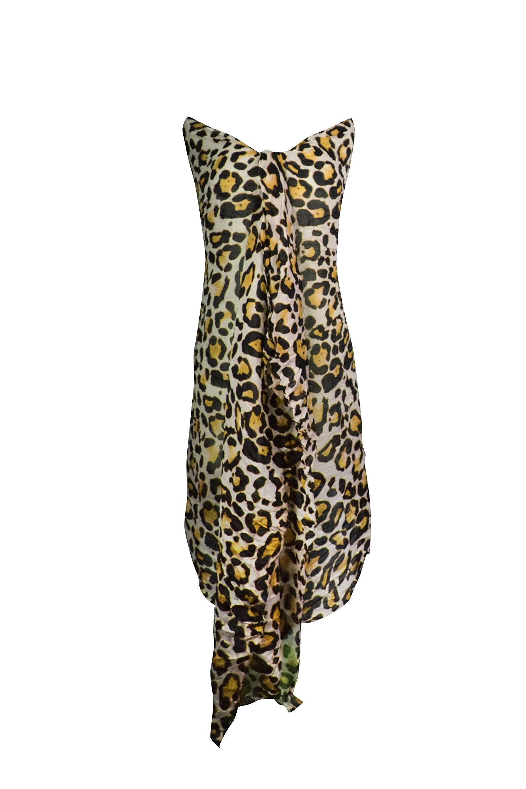 Trendy Leopard Print Crinkle Scarf for Women - Soft Animal Print Fashion Wrap - Perfect for Fall Outfits, Parties & Casual Styling