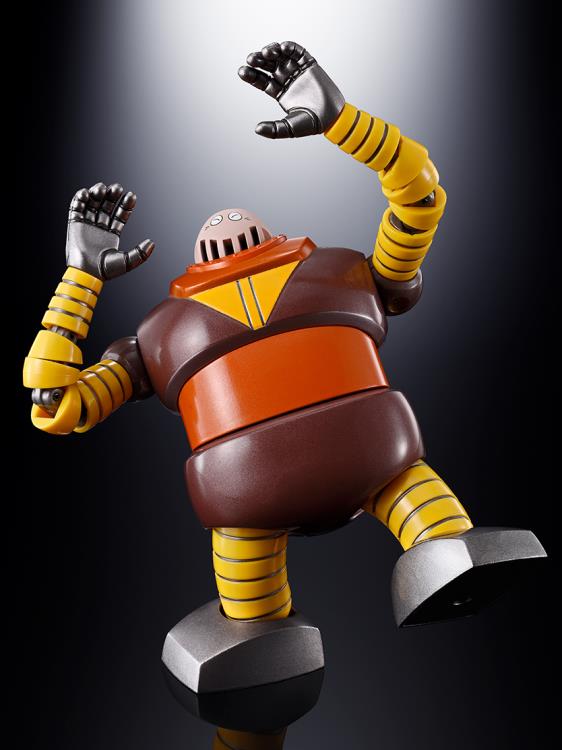 Bandai Soul of Chogokin GX-10R Boss Borot Mazinger Z Die-Cast Metal Action Figure - Collectible Robot Toy for Anime Fans & Display