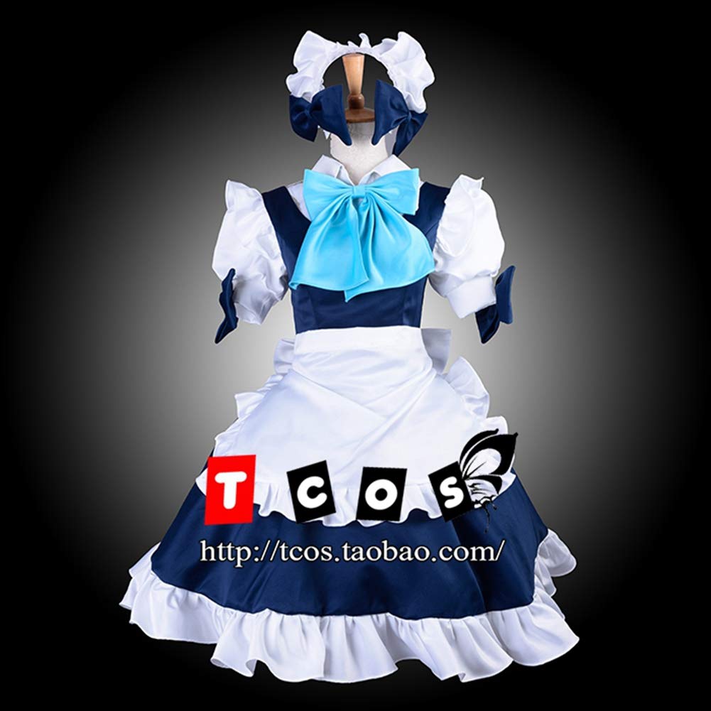 Anime Izayoi Sakuya Cosplay Costume - Christmas Halloween Party Dress for Anime Conventions & Themed Events