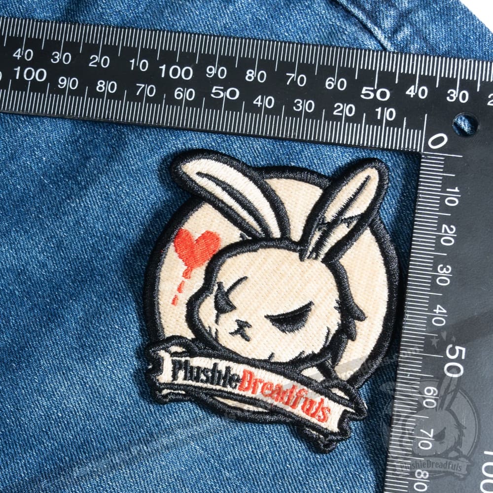 Plushie Dreadfuls Embroidered Logo Patch - Cute Collectible Stuffed Animals for Kids & Adults | Perfect for Bedroom Decor, Gifts, and Anime Collections