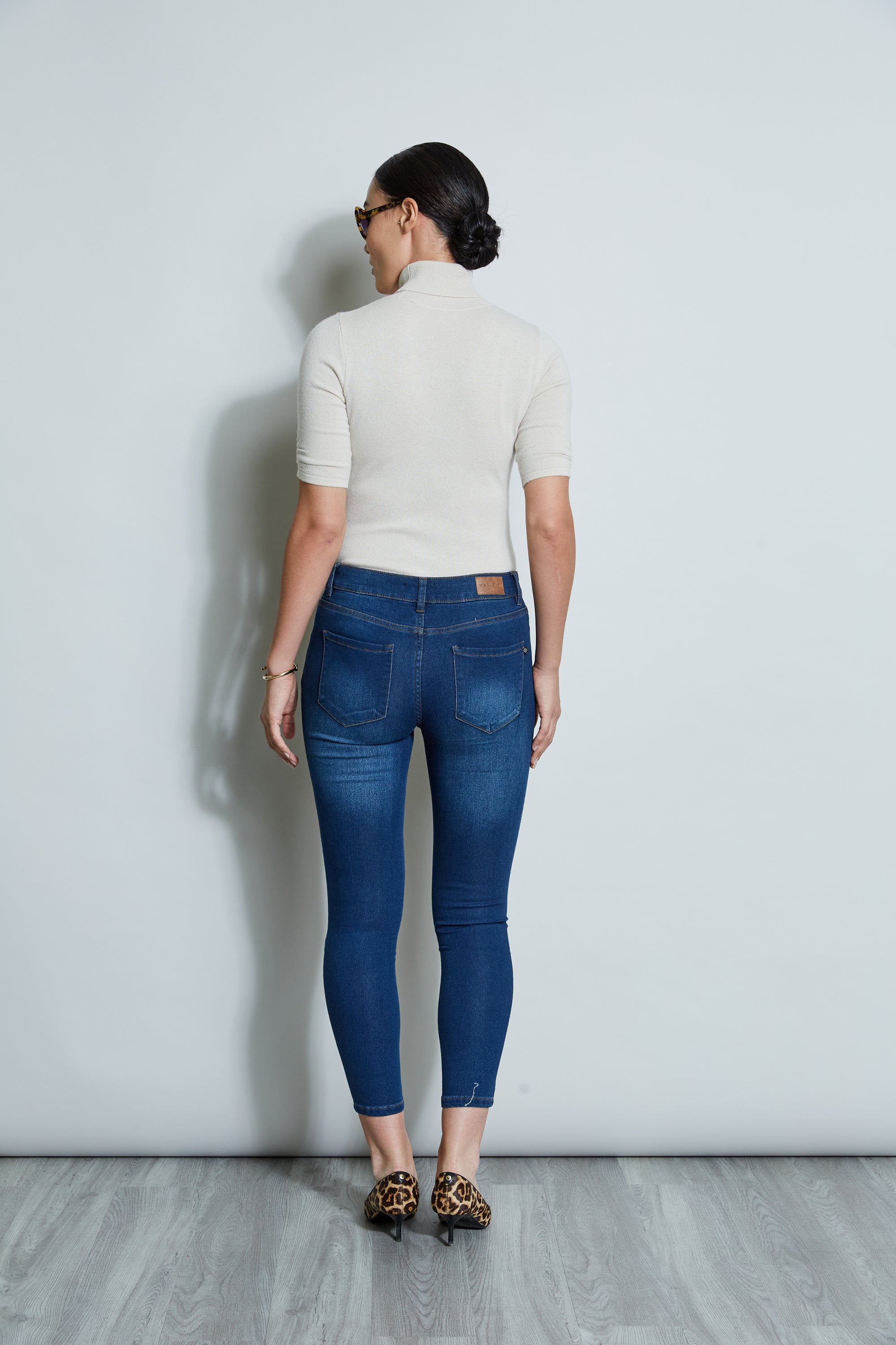 Tahari Women's 28 Skinny Denim Jeans - Stretch Comfort Fit High Waist Slimming Jeans for Casual Wear & Night Out