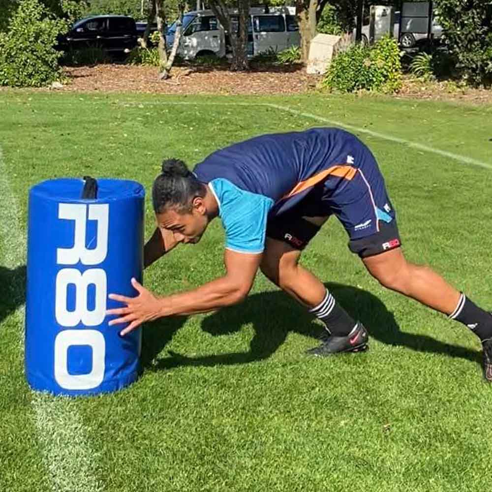 R80 Senior Half Tackle Bag - Weighted 28kg (70lbs) for Football Training, Rugby Practice & Strength Conditioning | Durable Sports Equipment for Athletes & Coaches