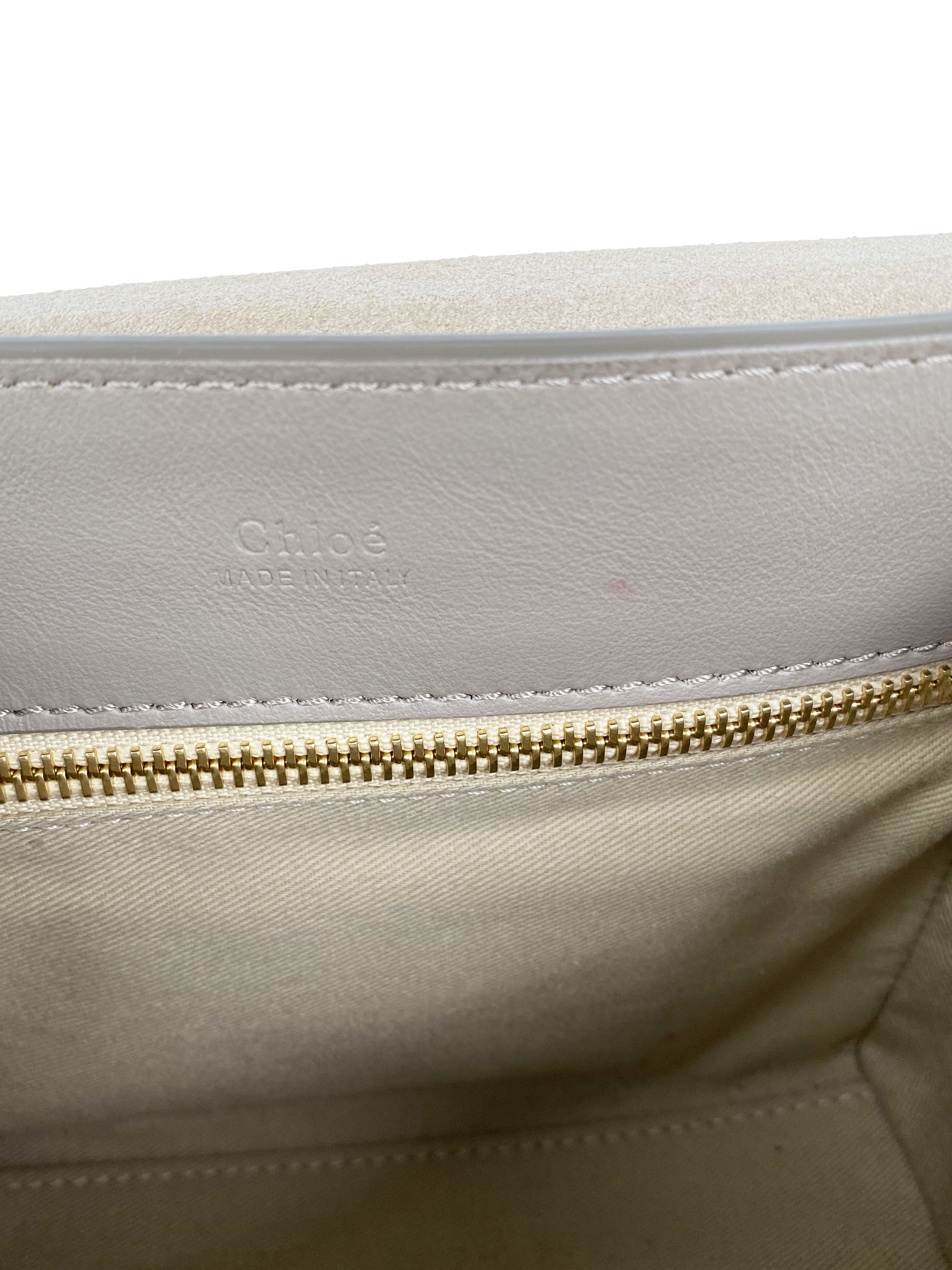 Chloe Motty Grey Mini Tess Day Bag - Stylish Crossbody Purse for Women, Fashionable Everyday Handbag for Work, Travel & Shopping
