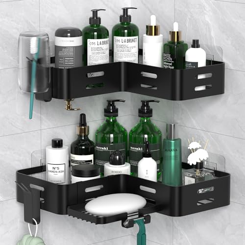 Corner Shower Caddy Black