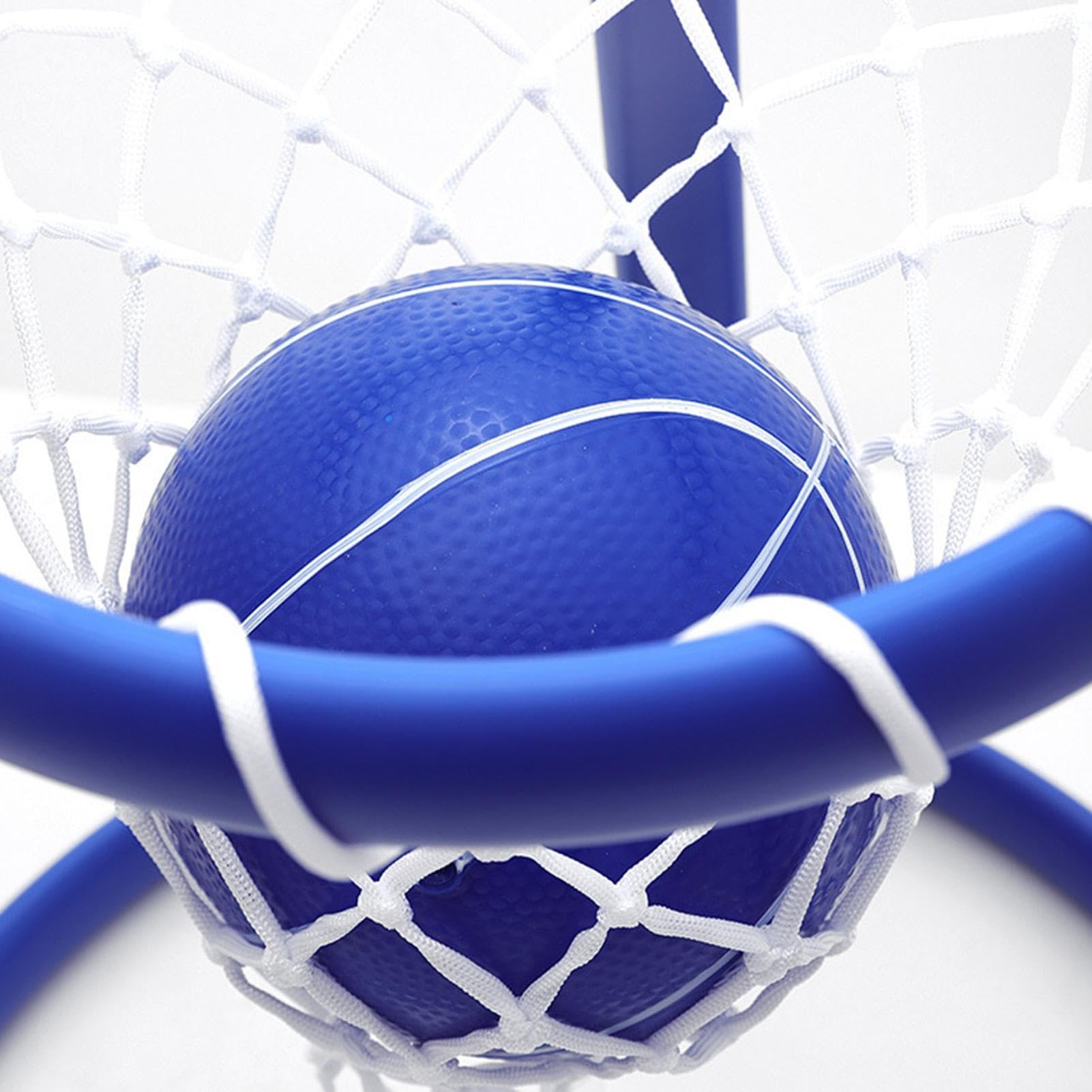 Floating Pool Basketball Hoop - Kids Water Basketball Game Set with 2 Balls & Air Pump - Fun Outdoor Summer Pool Toy for Kids and Adults - Perfect for Backyard, Beach, and Swimming Pool Parties