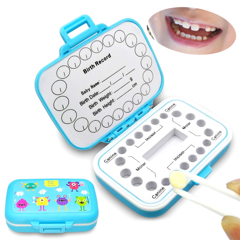 Baby Teeth Keepsake Box - Cute Purple Tooth Fairy Container for Lost Teeth Storage | First Tooth Organizer & Memory Box for Kids | Perfect for Tooth Fairy Visits & Childhood Memorabilia