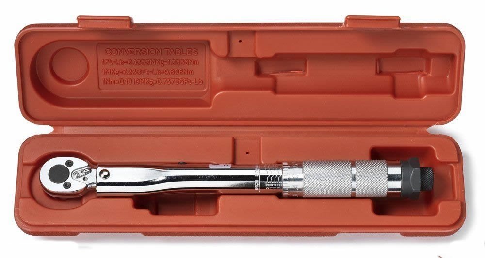1/4 Inch Drive Mini Adjustable Click Torque Wrench - Precision Torque Tool for Automotive, Bicycle & DIY Projects
