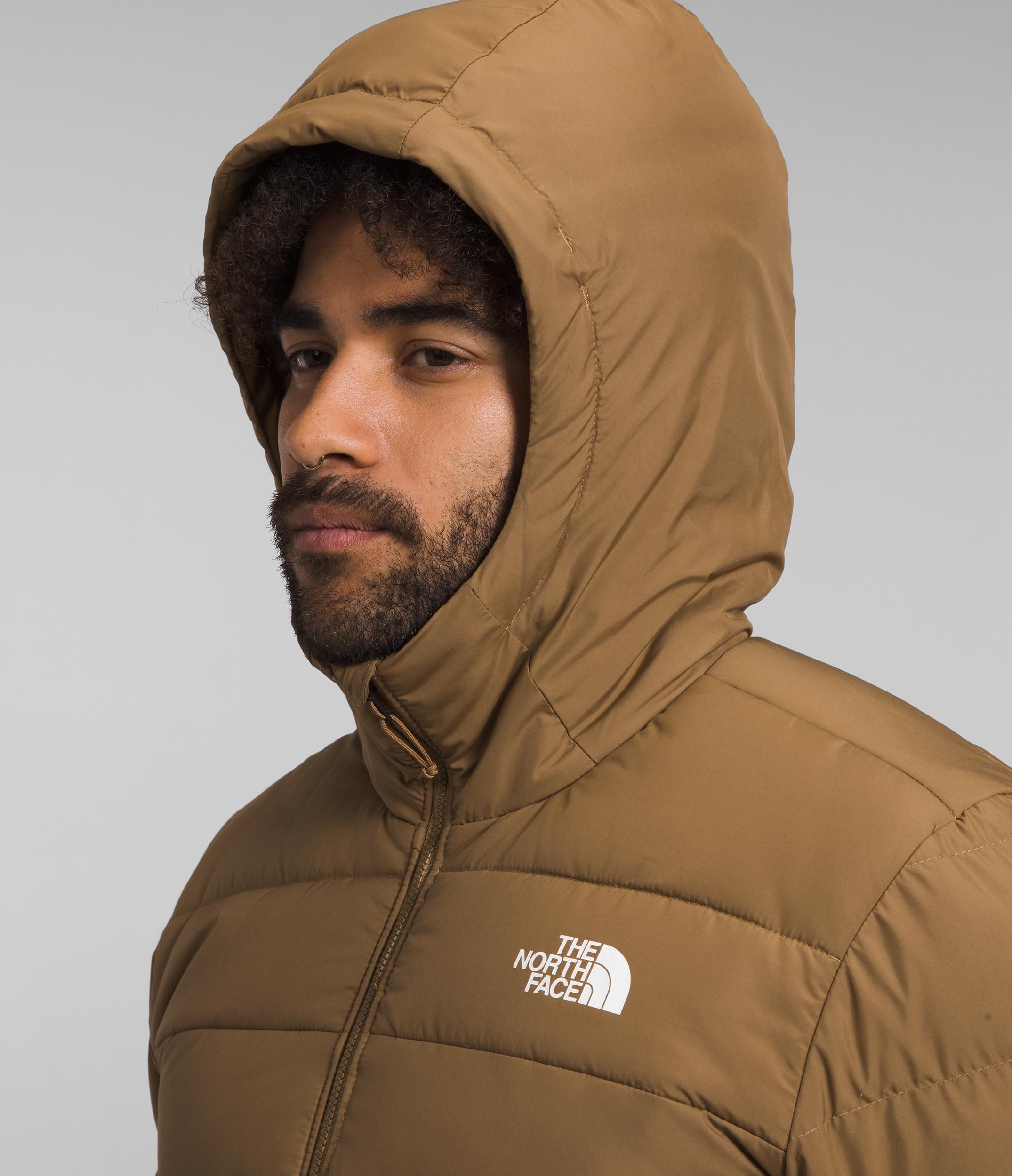 The North Face Aconcagua 3 Hoodie for Men - Lightweight Fleece Jacket with Hood for Hiking & Outdoor Activities