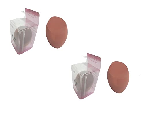 Premium Makeup Beauty Sponge Blender - Soft Foundation & Powder Puff for Flawless Application (Pack of 2) | Perfect for Liquid, Cream & Mineral Makeup | Ideal for Professional Makeup Artists & Everyday Use