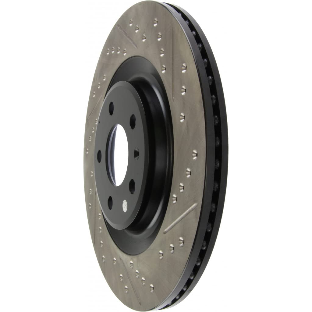 StopTech Slotted & Drilled Sport Brake Rotor for Audi S4 2010-2019 | 127.33137L | High-Performance Braking for Track & Street Racing