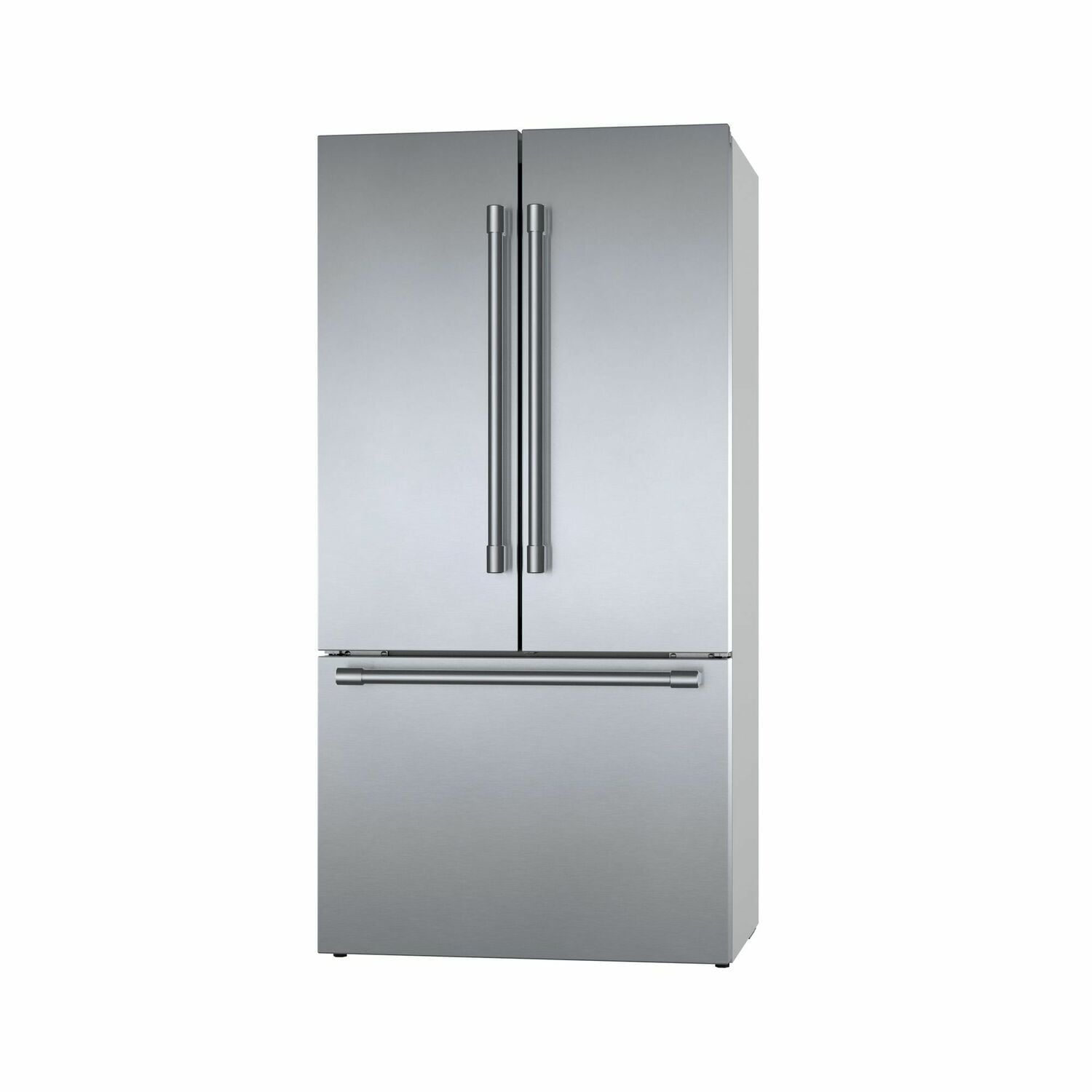 Bosch 800 Series 36 Inch French Door Refrigerator with Bottom Freezer - Stainless Steel B36CT81SNS - Easy Clean Interior - Perfect for Modern Kitchens & Large Families