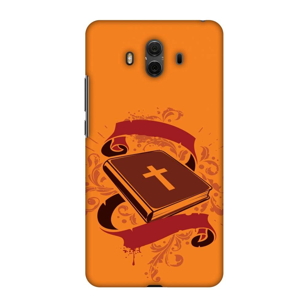 AMZER Slim Hard Shell Case for Huawei Mate 10 - Bible Design | Lightweight Protection for Daily Use